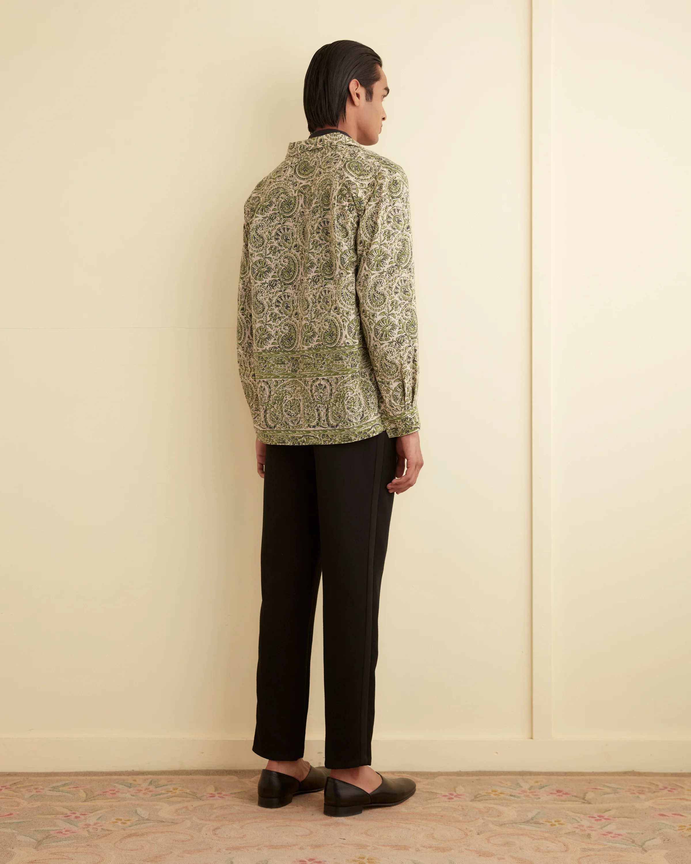 Paisley Tie Long Sleeve Shirt - Image 3