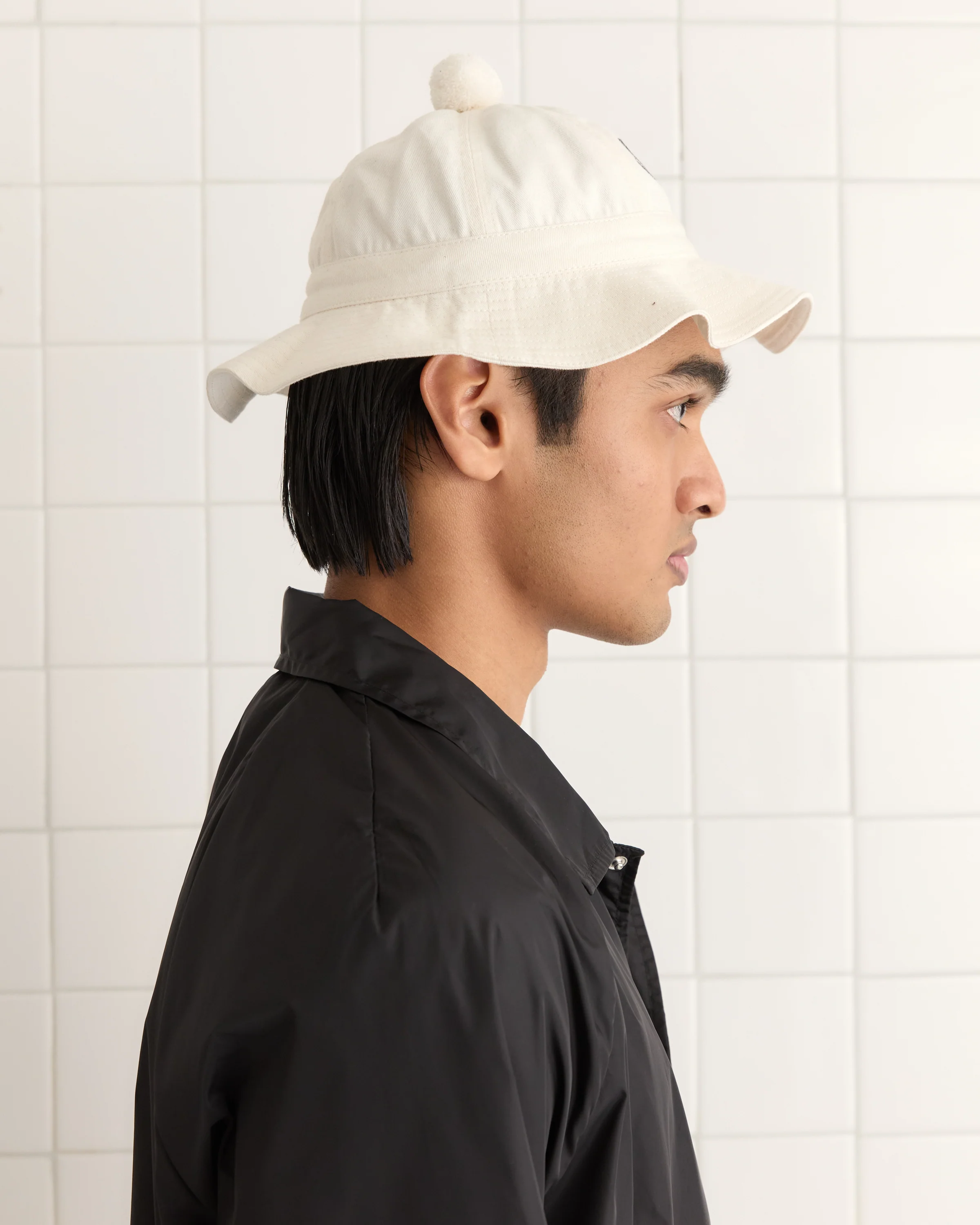 Paneled Grandfather Hat - White - Image 5