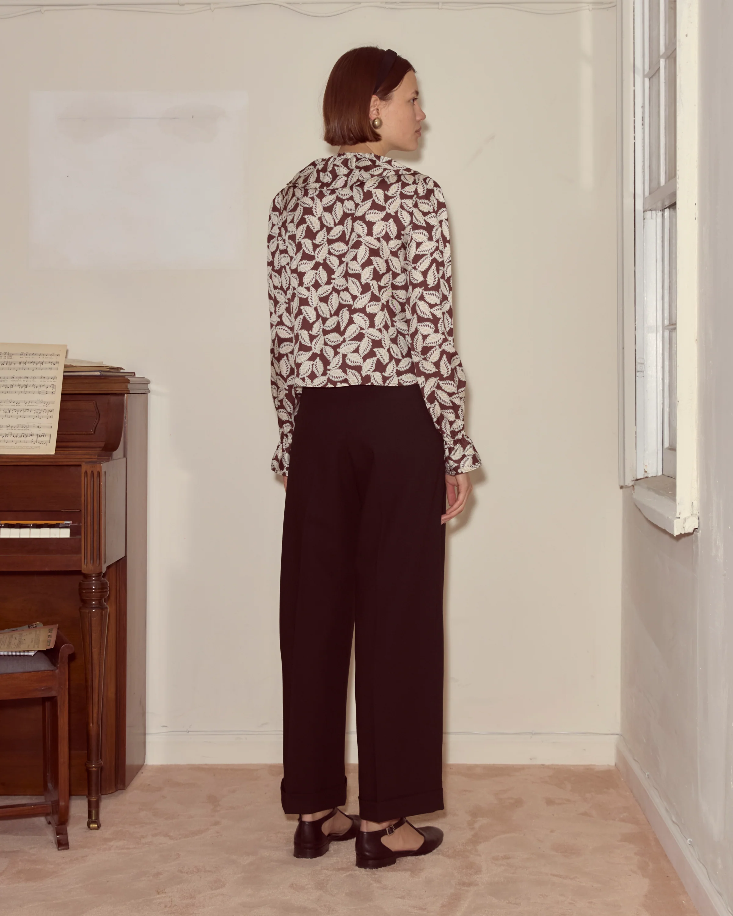 Paper Birch Flounce Blouse - Image 3