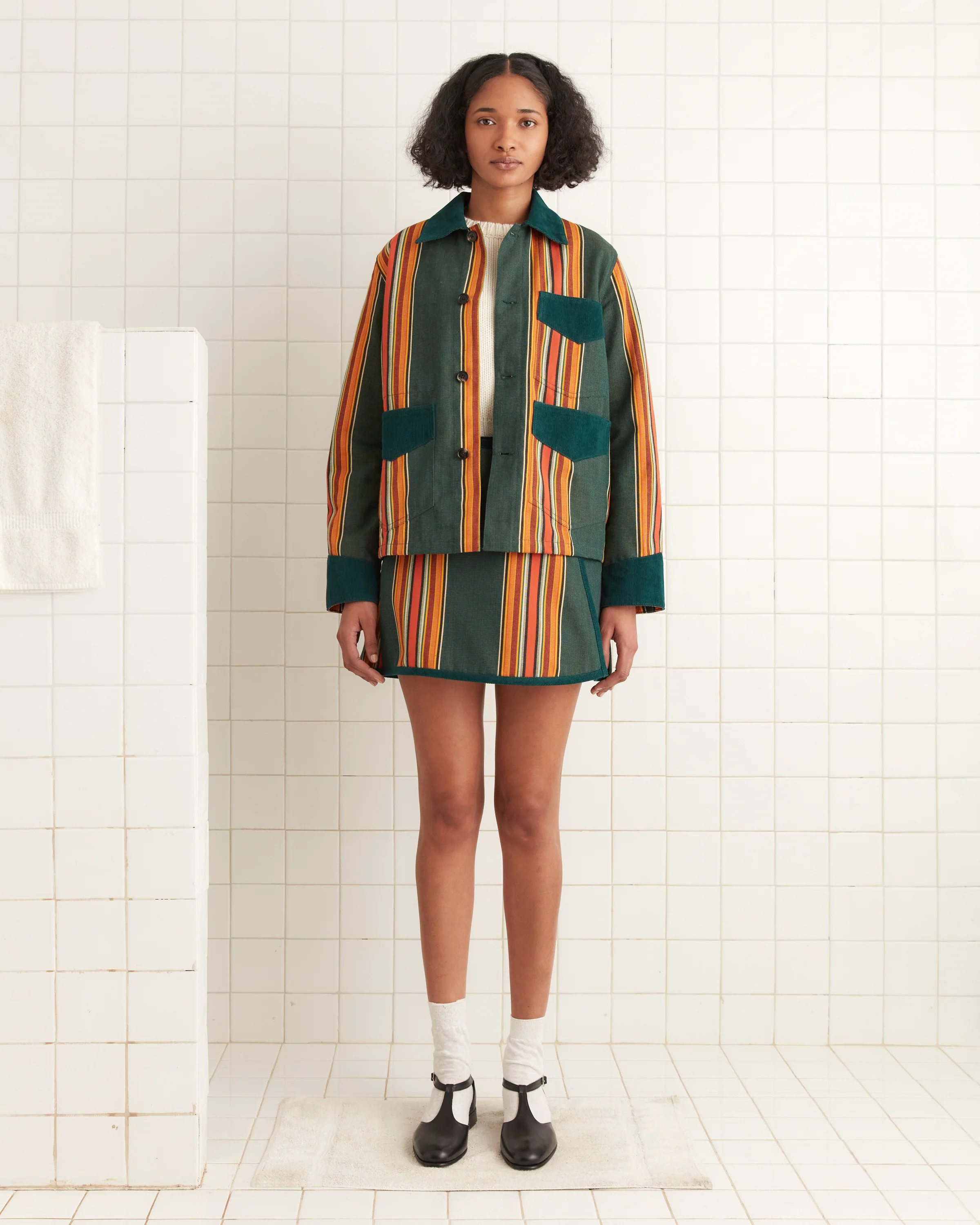 Parakeet Stripe Craft Jacket - Image 2