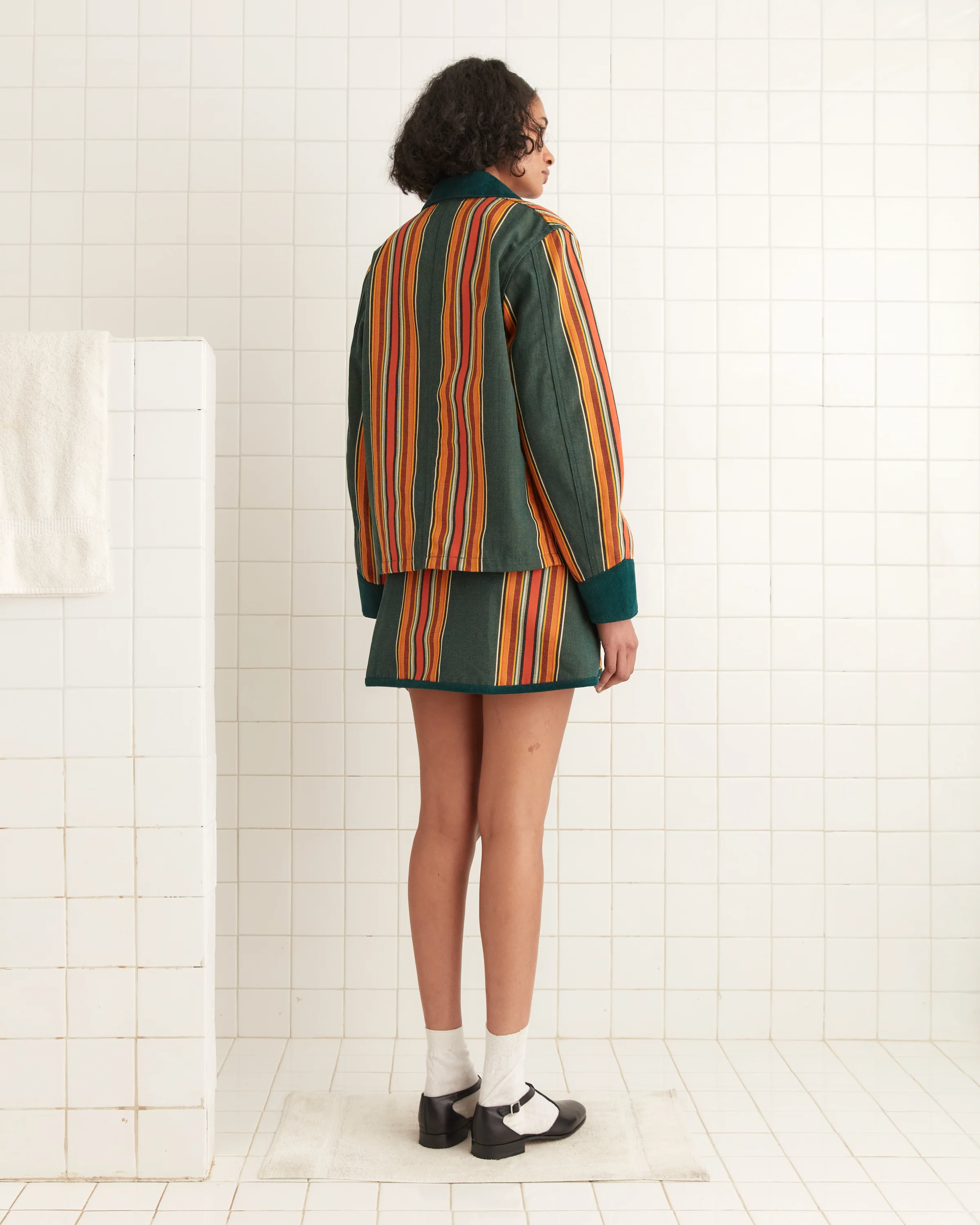 Parakeet Stripe Craft Jacket - Image 3