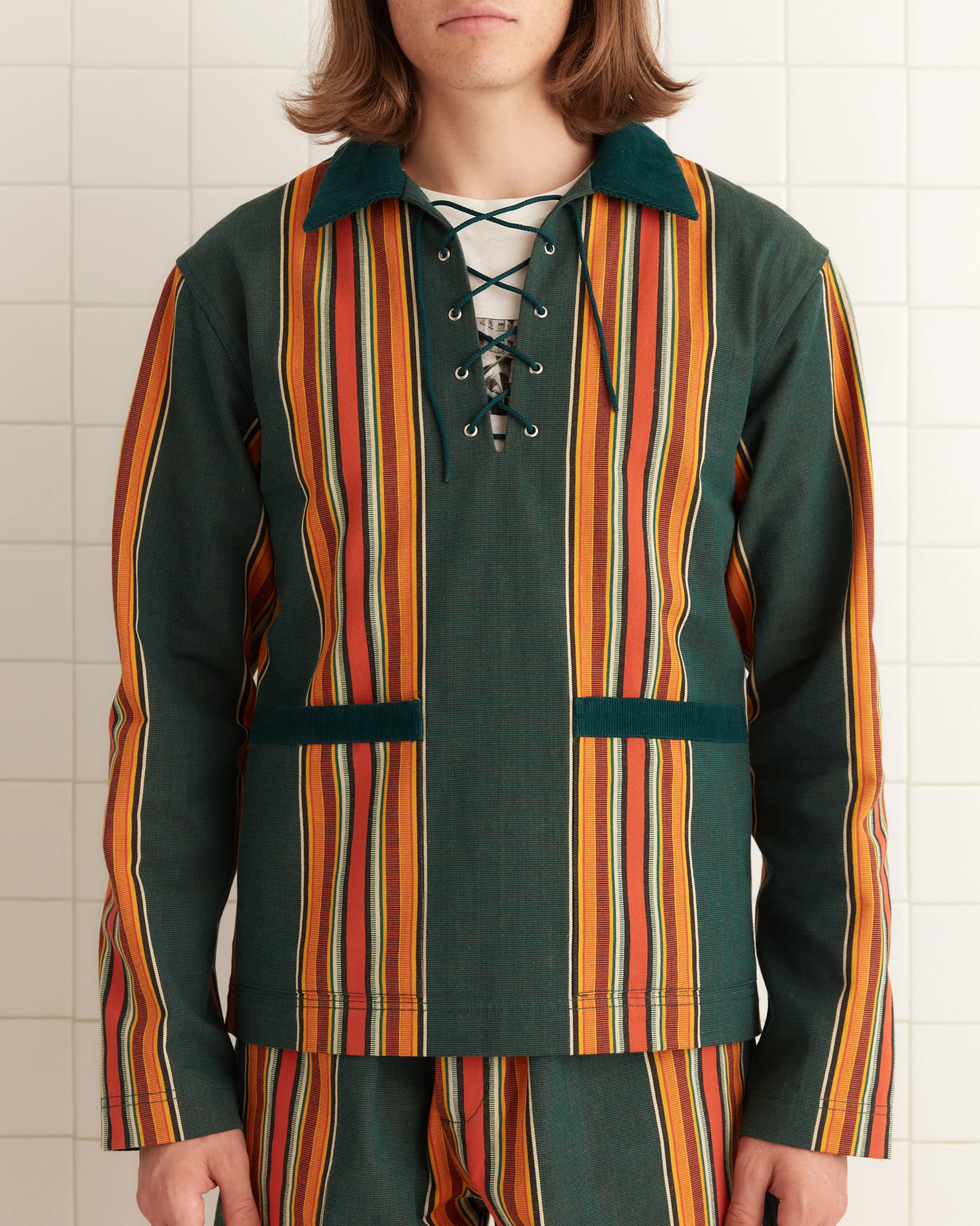 Parakeet Stripe Pullover