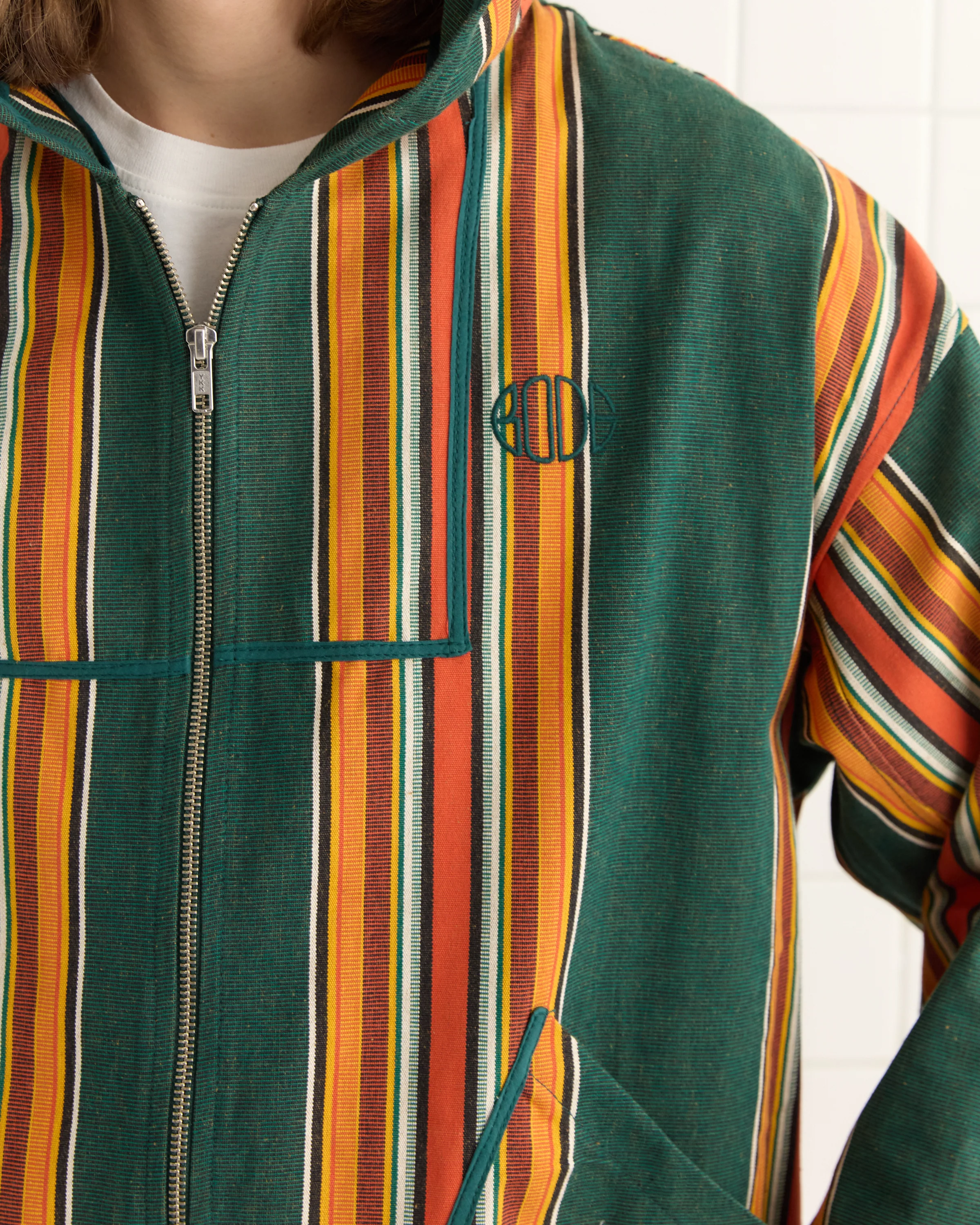 Parakeet Stripe Sideline Coat - Image 2