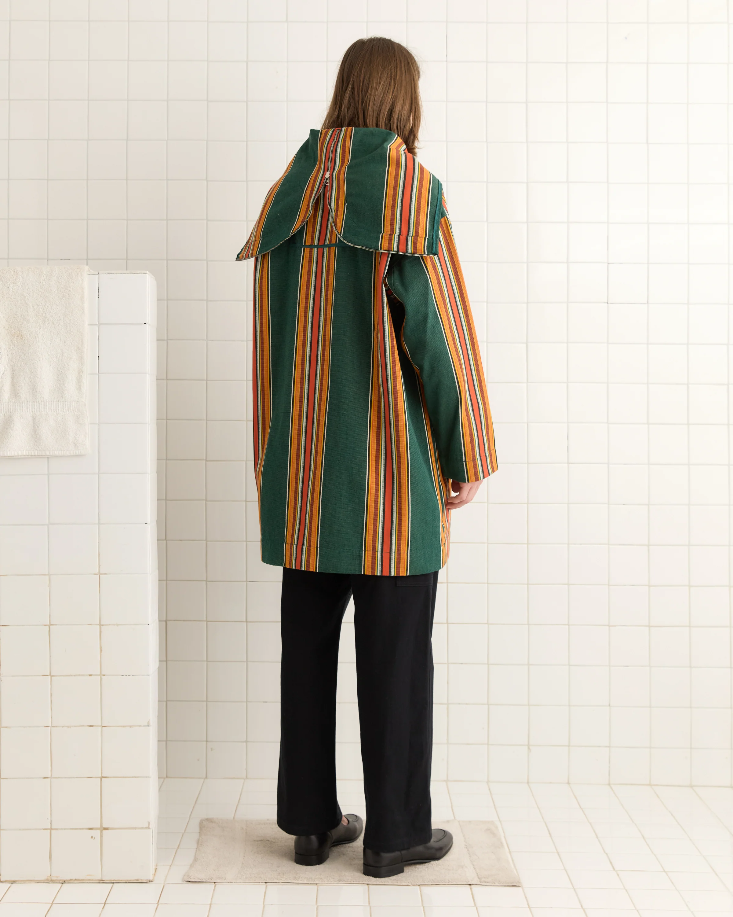 Parakeet Stripe Sideline Coat - Image 3