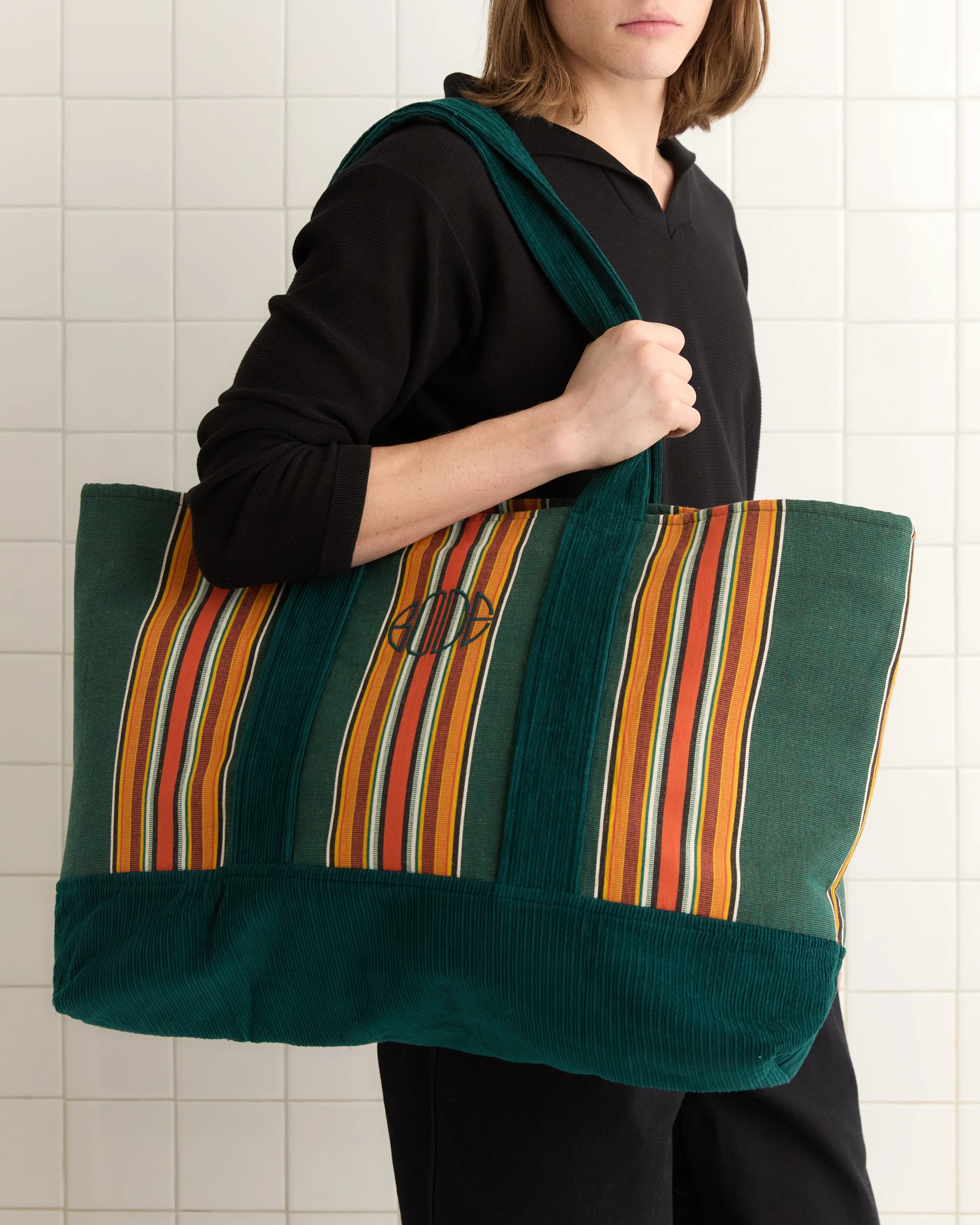 Parakeet Stripe Tote - Image 3