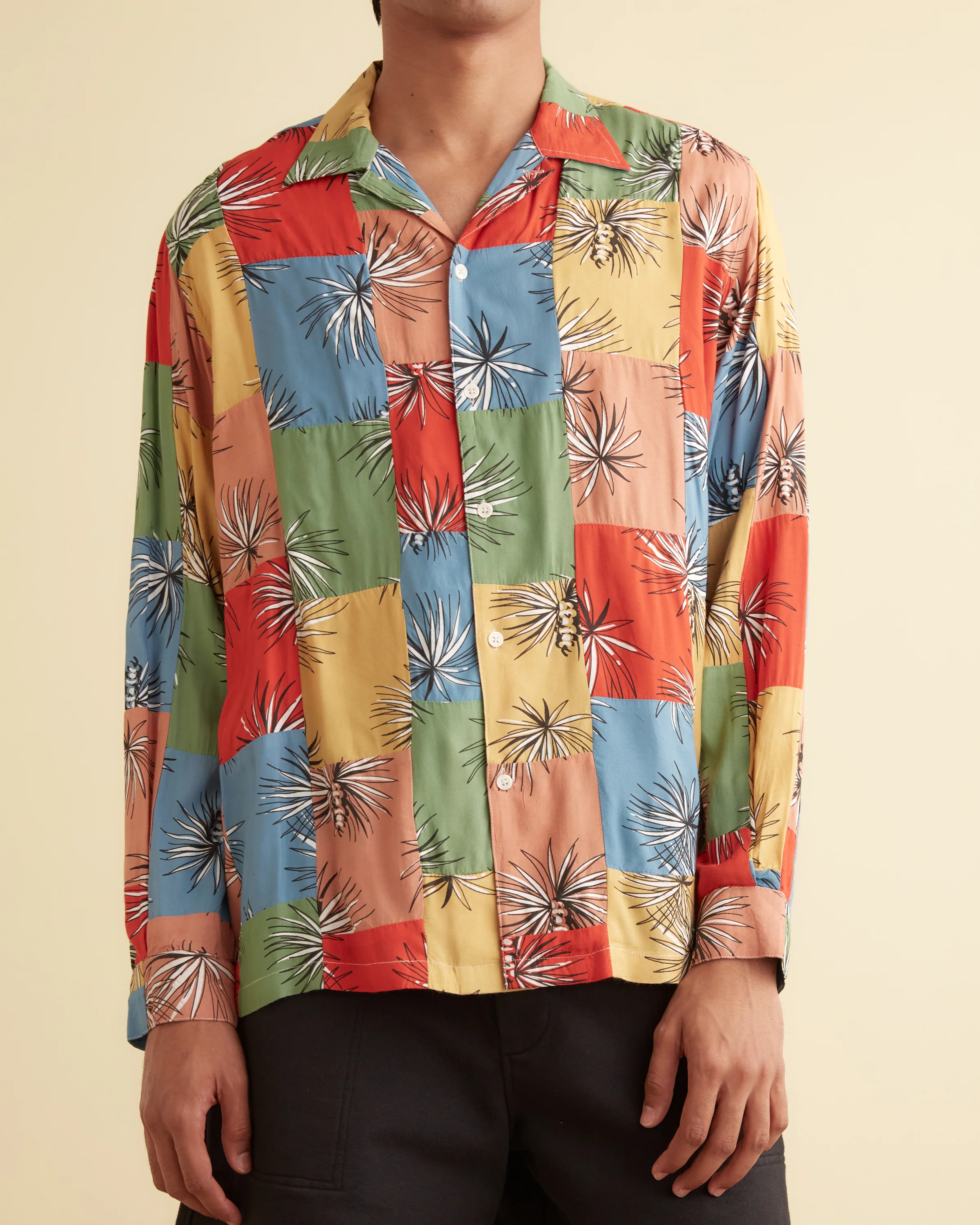 Patchwork Tumbleweed Long Sleeve Shirt - Image 2