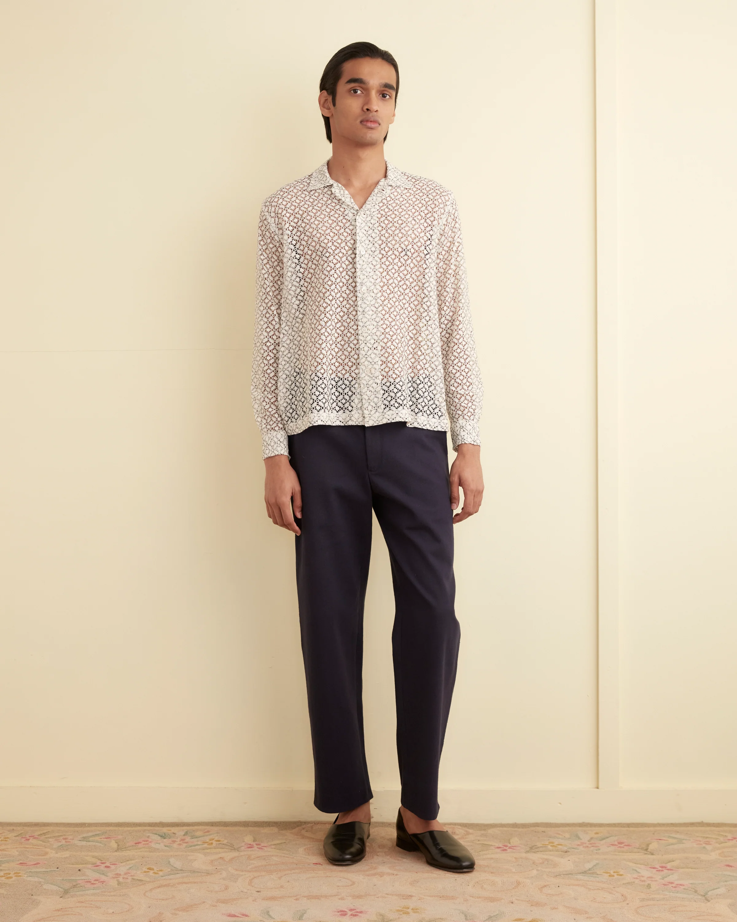 Petal Lace Long Sleeve Shirt - Image 2
