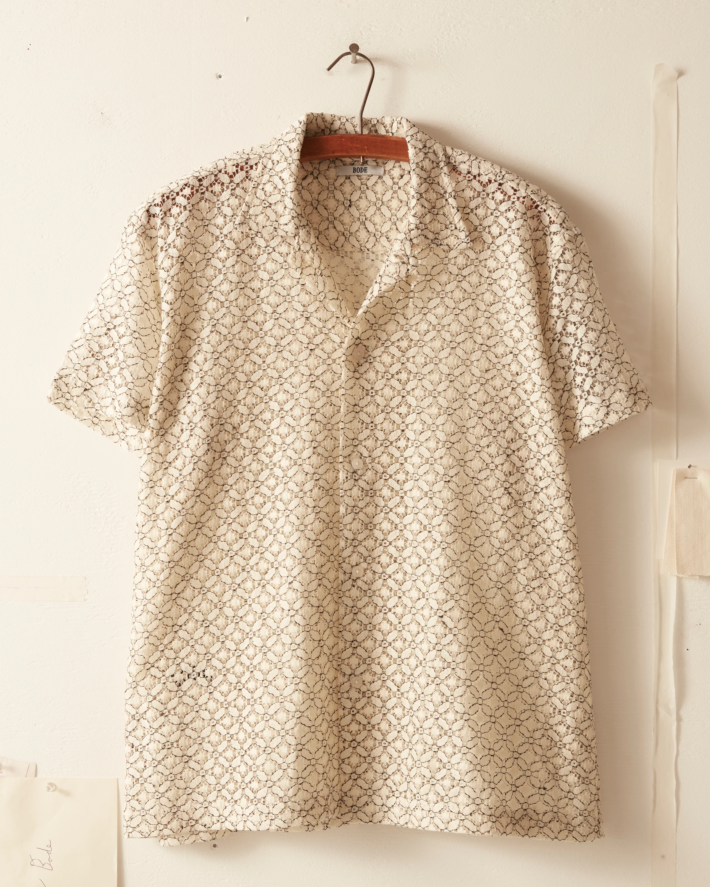 Petal Lace Short Sleeve Shirt - Image 2