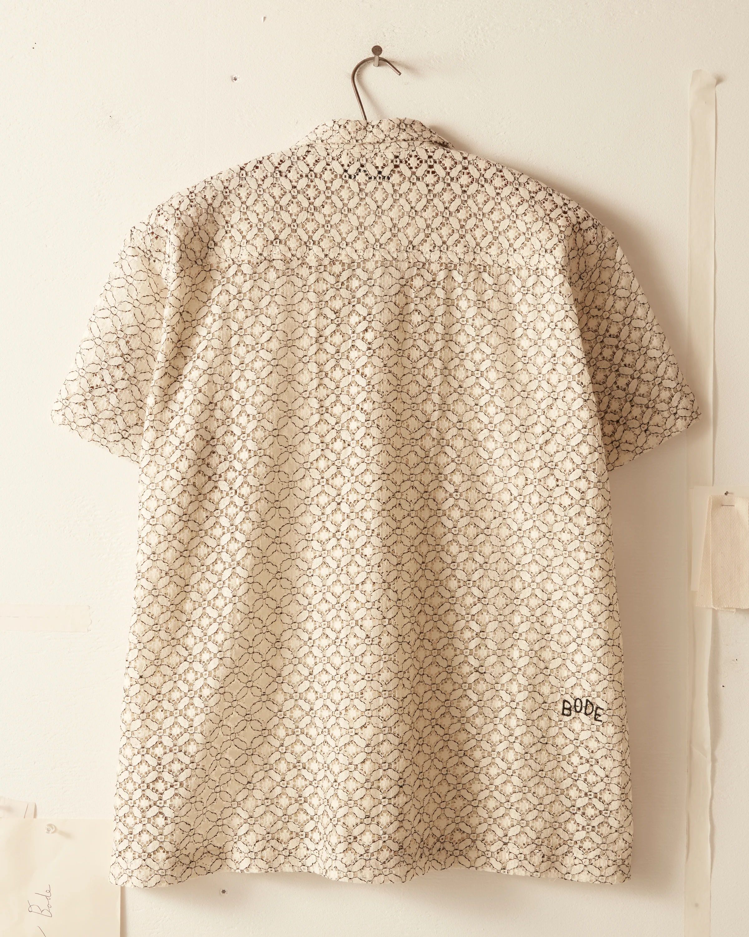 Petal Lace Short Sleeve Shirt - Image 4