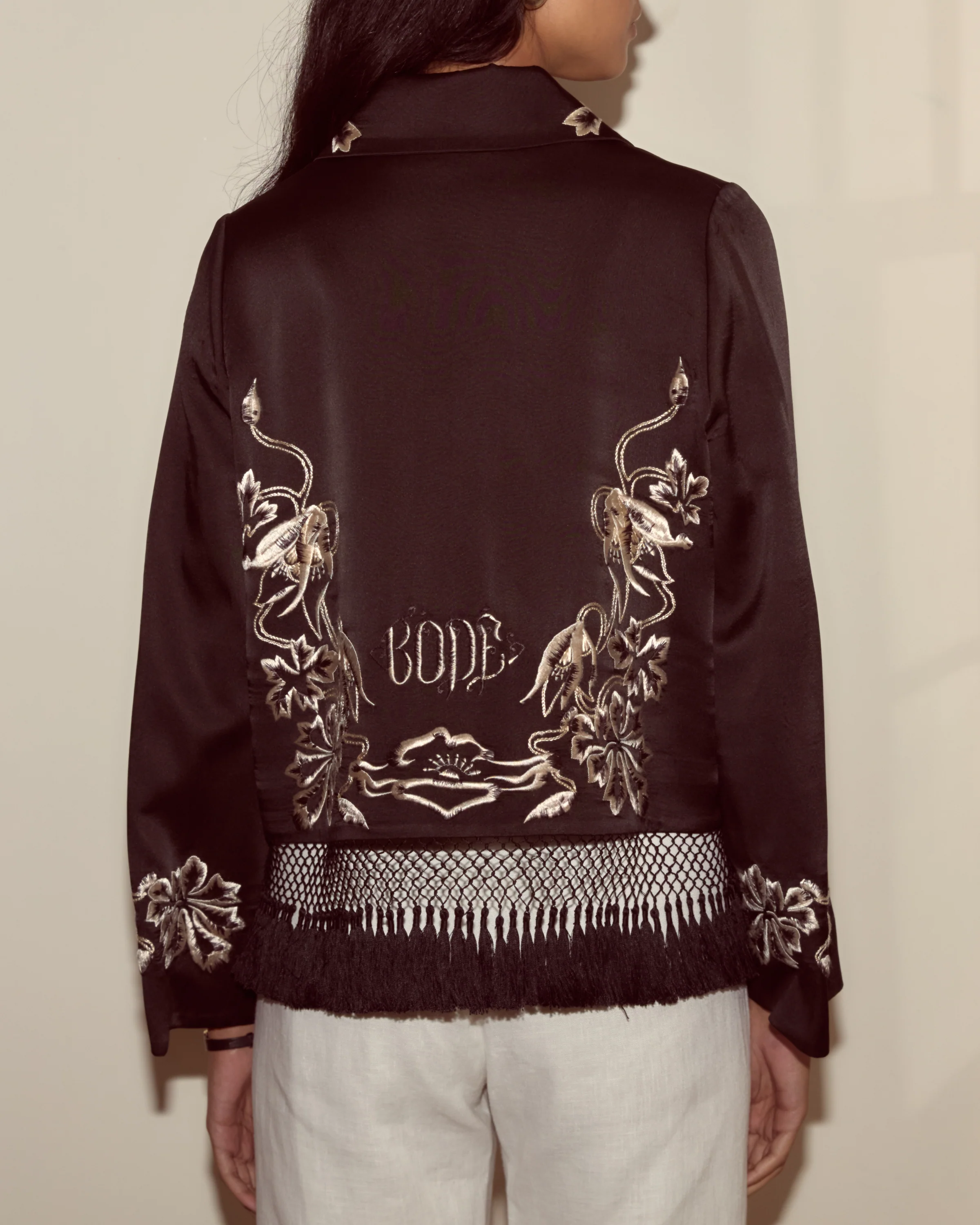 Phantasm Fringe Jacket - Black