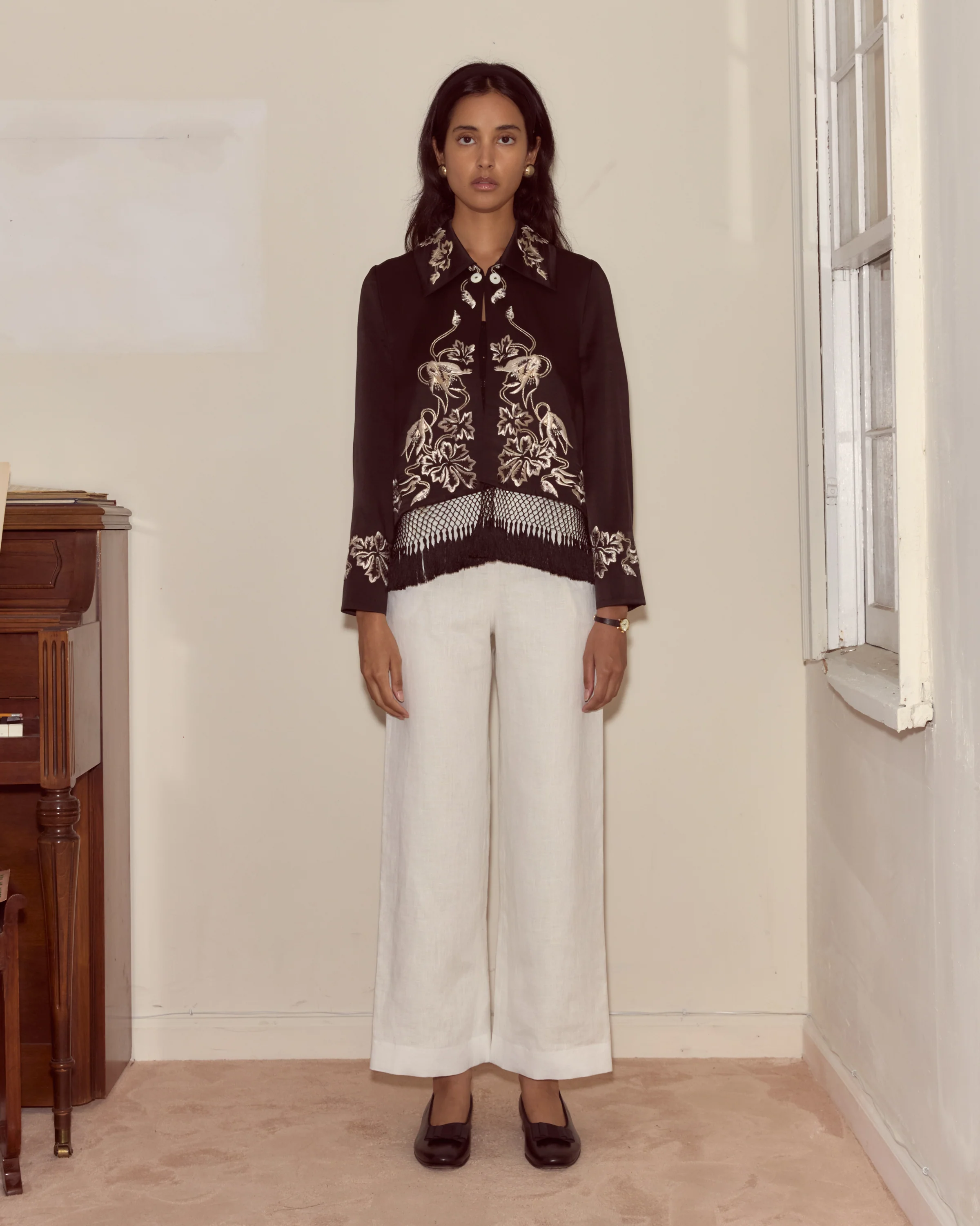 Phantasm Fringe Jacket - Black - Image 2