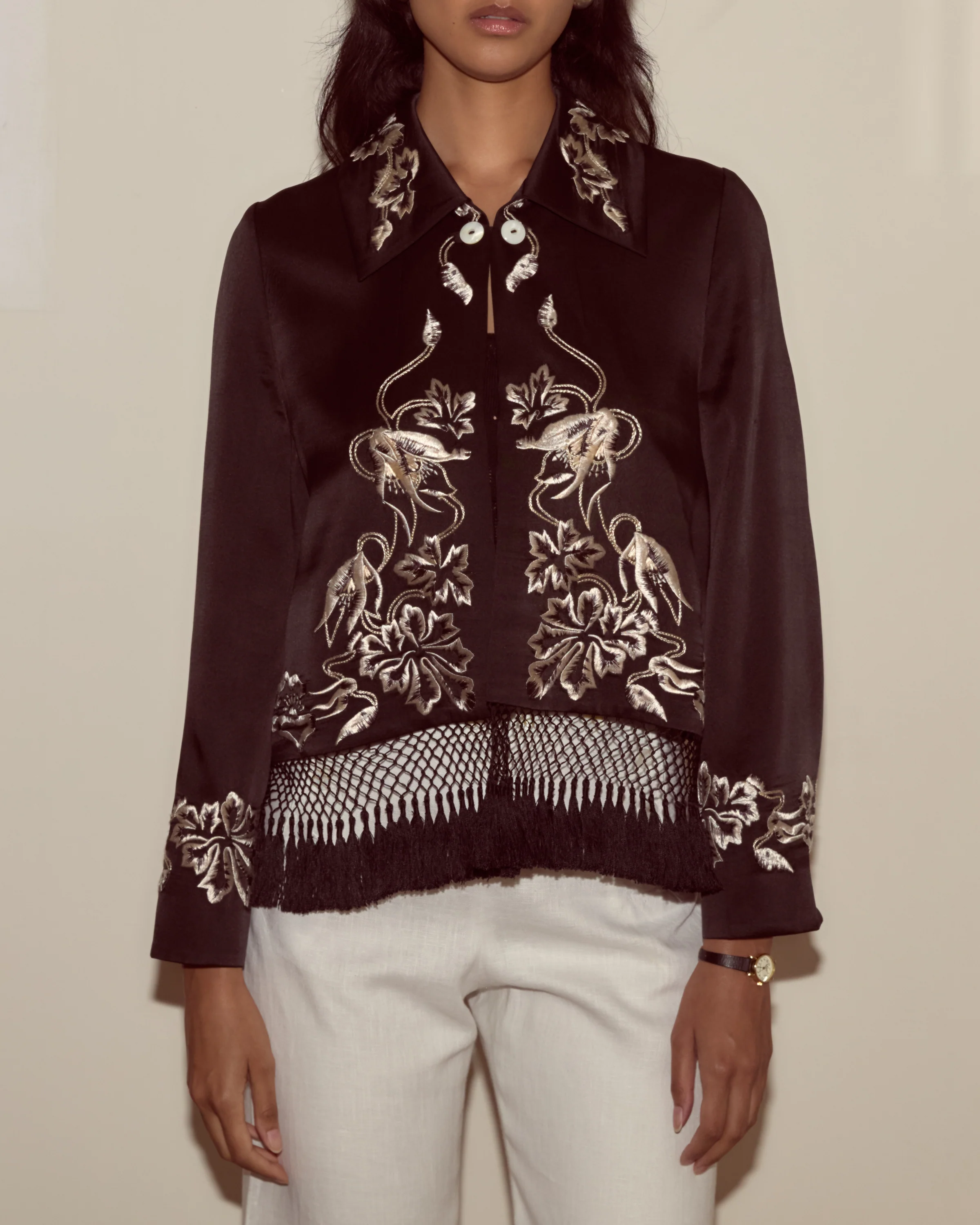 Phantasm Fringe Jacket - Black - Image 3