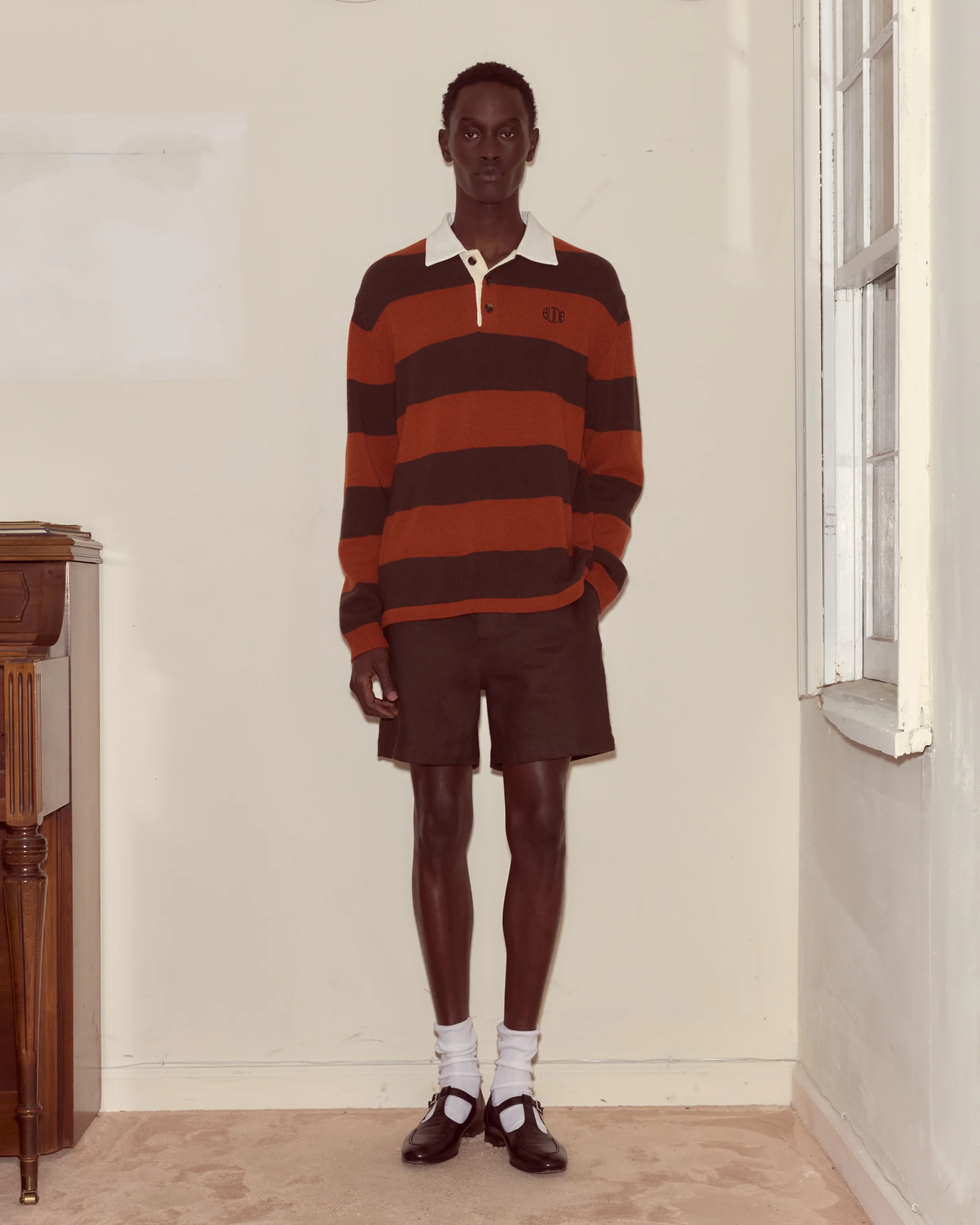 Pine Stripe Polo
