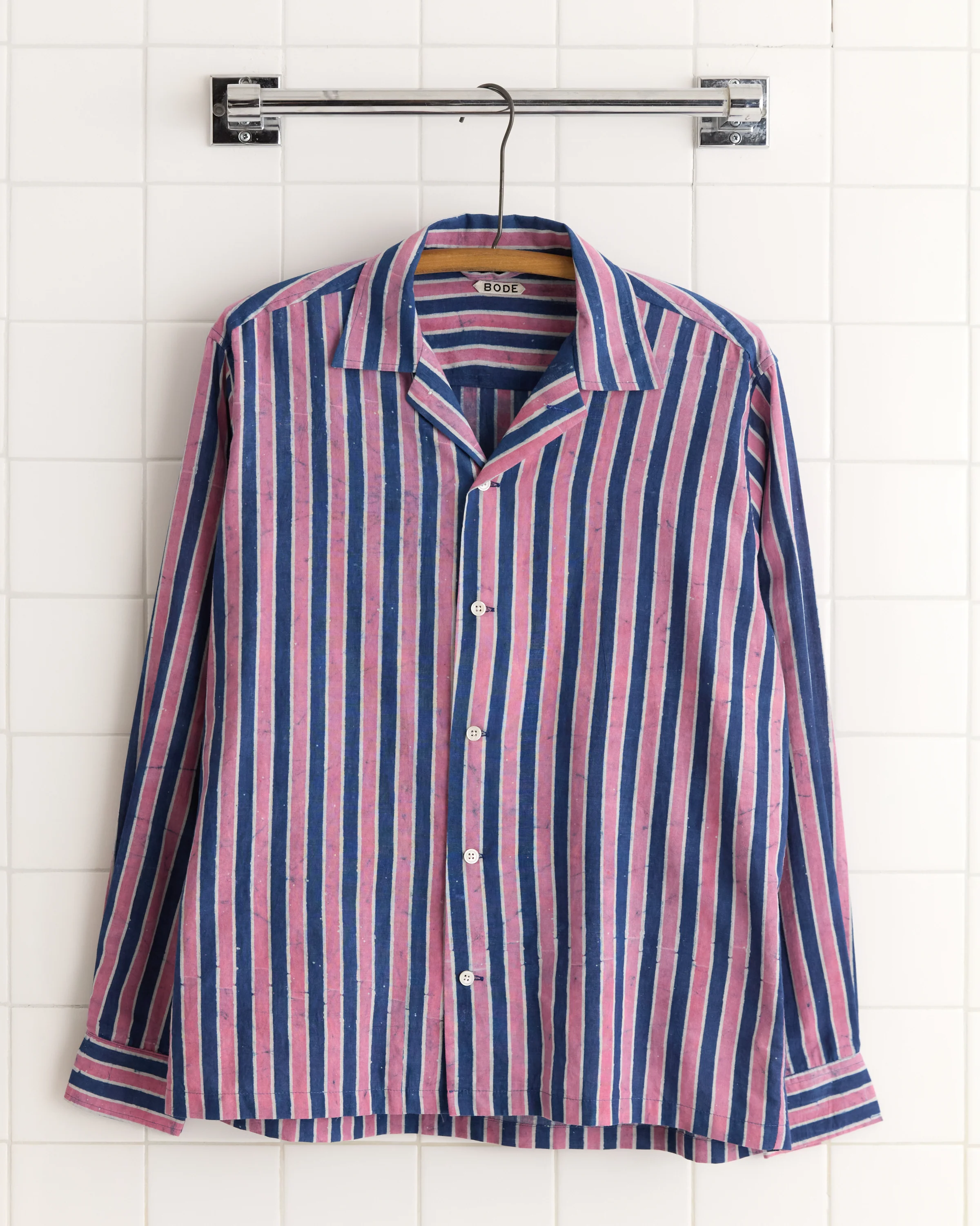 Pink Paint Stripe Shirt