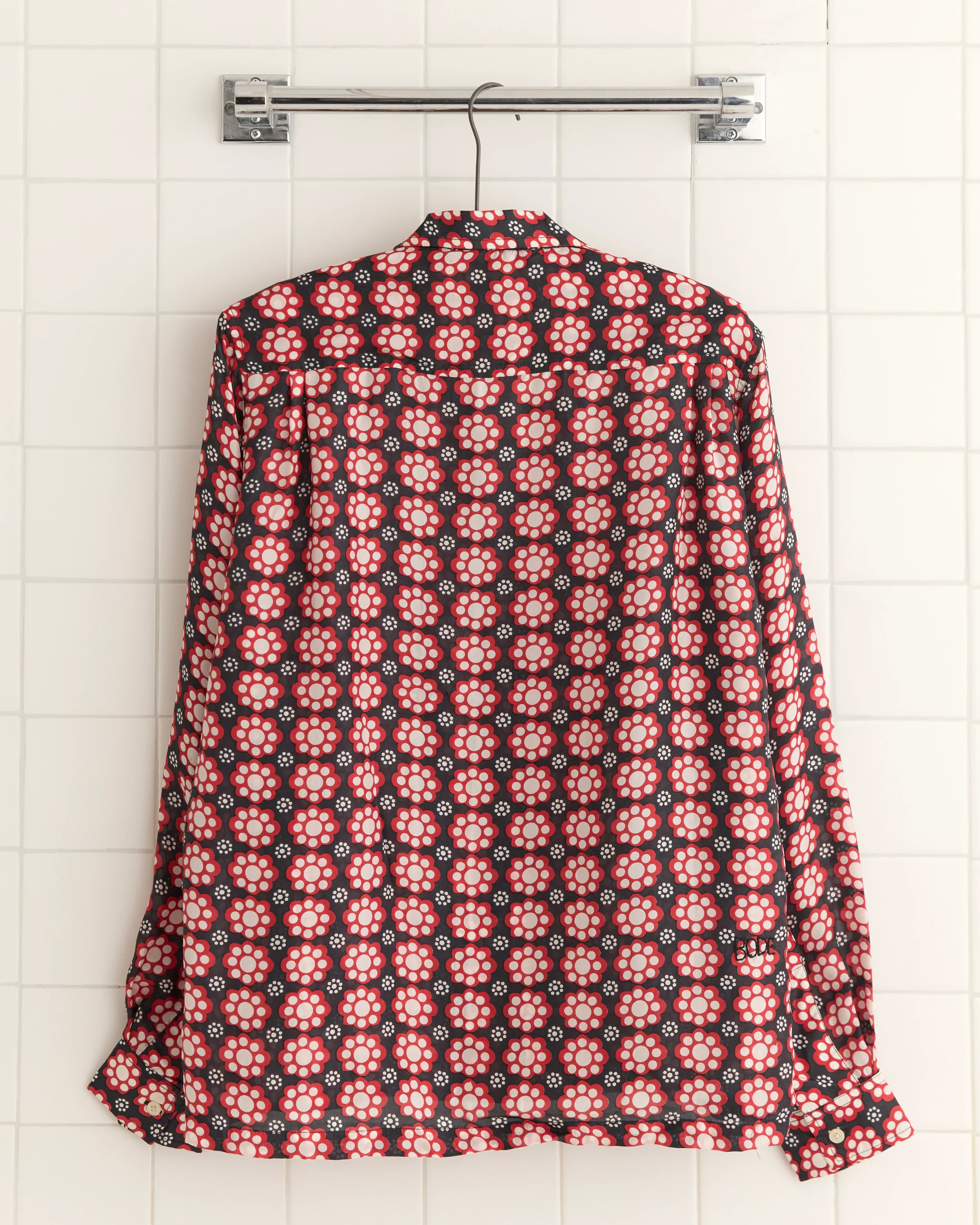 Polka Fleur Long Sleeve Shirt - Image 3