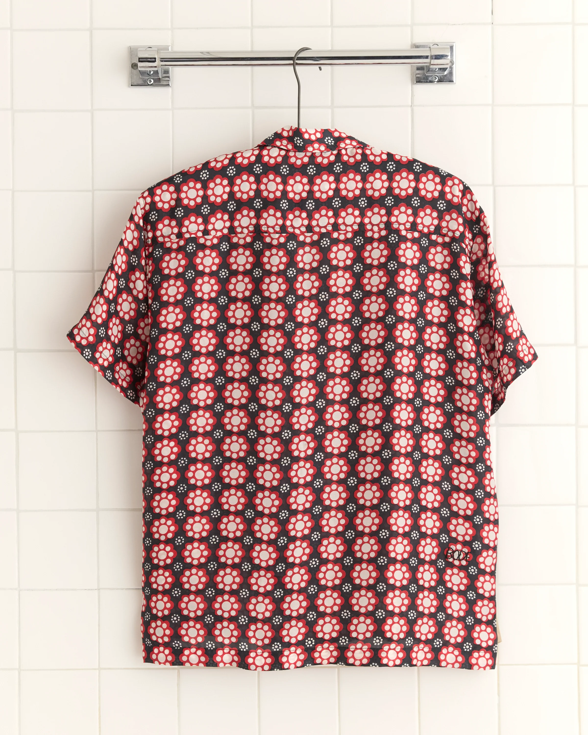 Polka Fleur Short Sleeve Shirt - Image 3