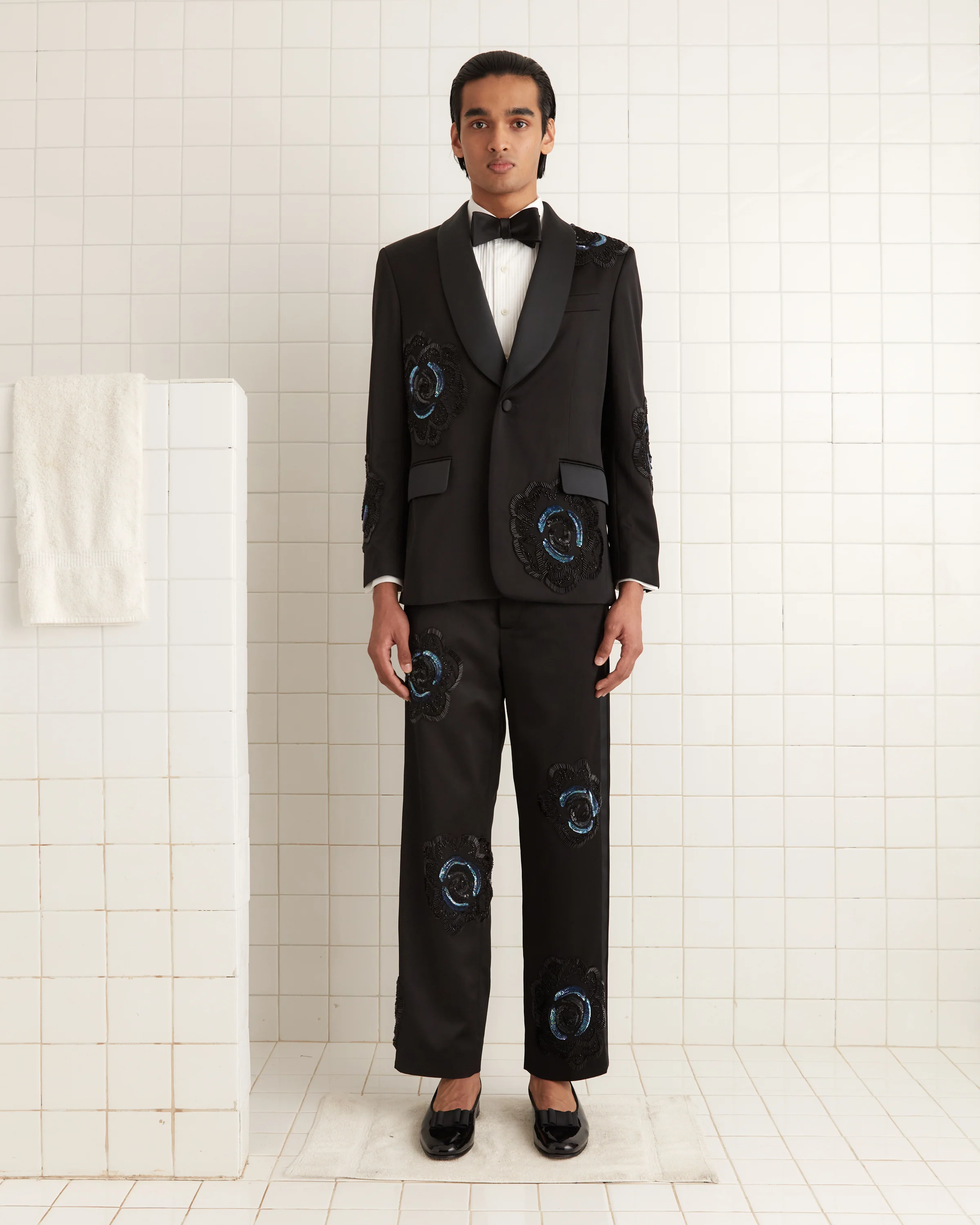 Poppy Shawl Collar Suit Jacket