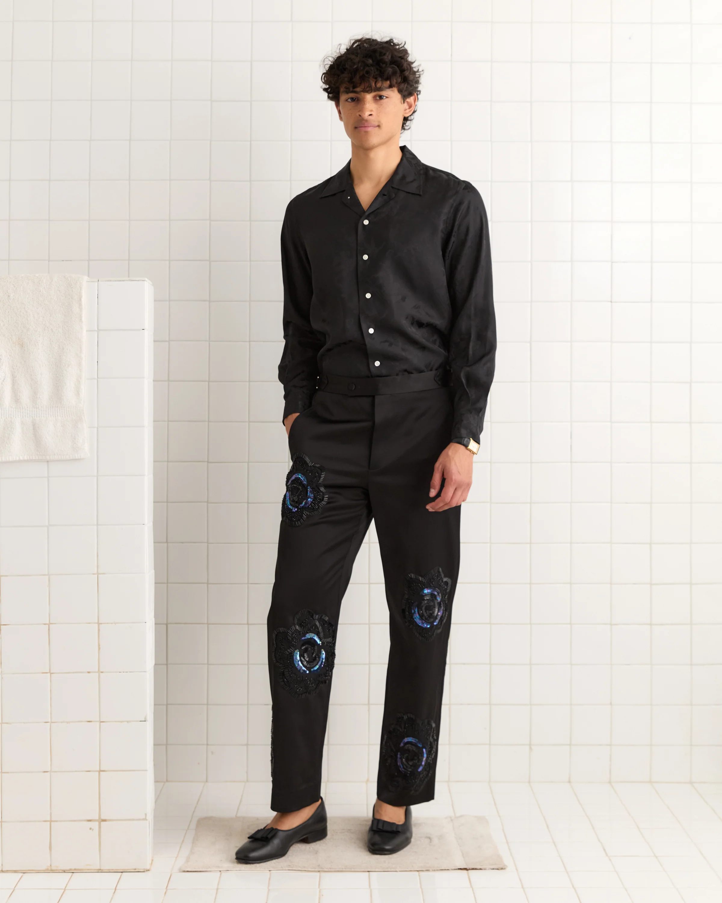 Poppy Suiting Trousers - Black