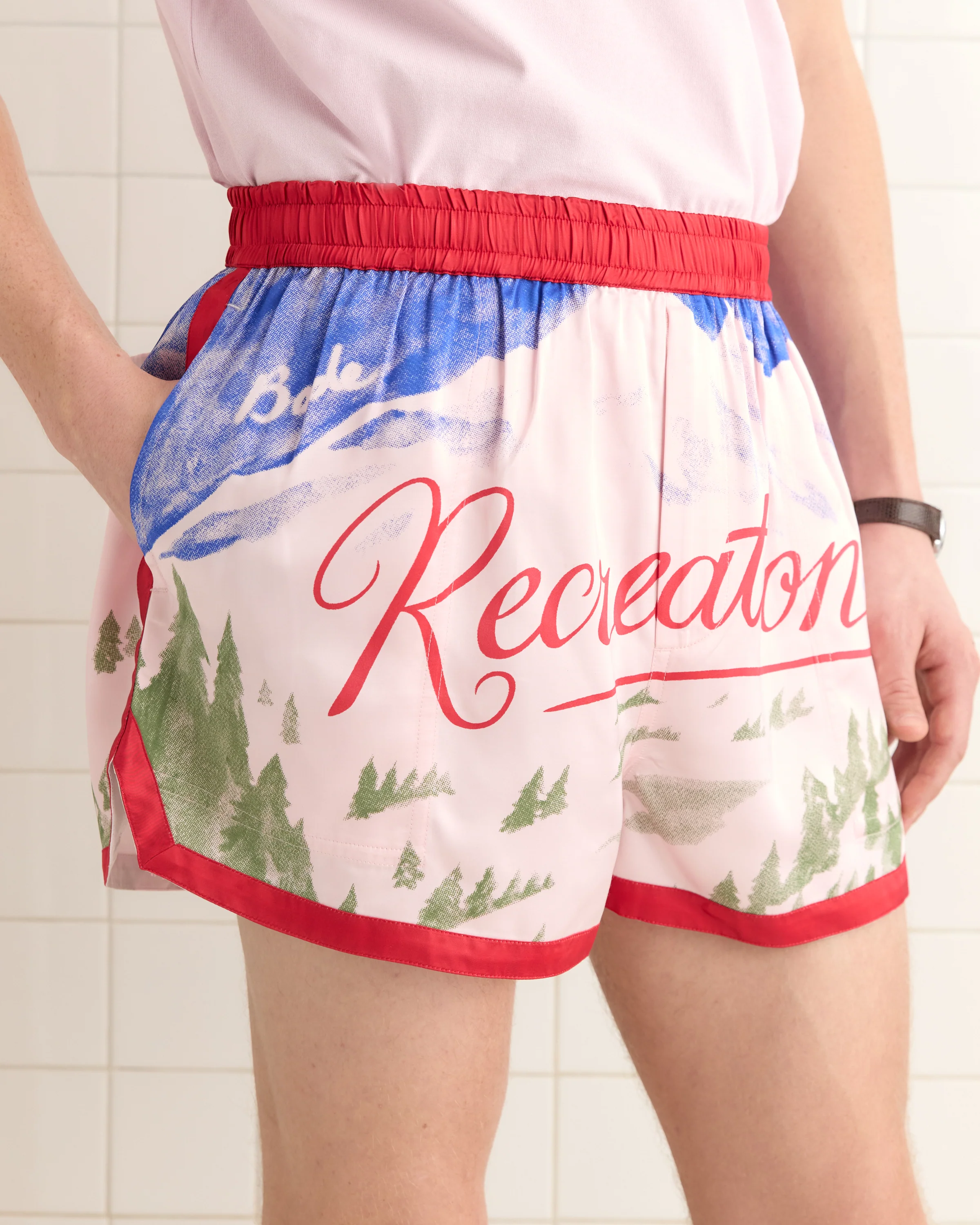Postcard Gym Shorts - Image 2
