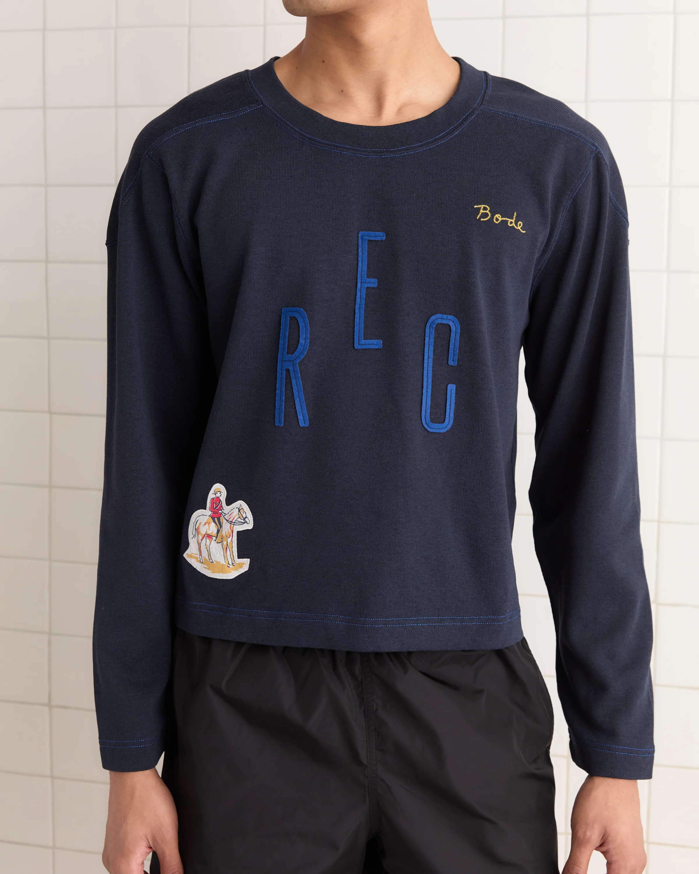 Rec Pullover - Navy - Image 2