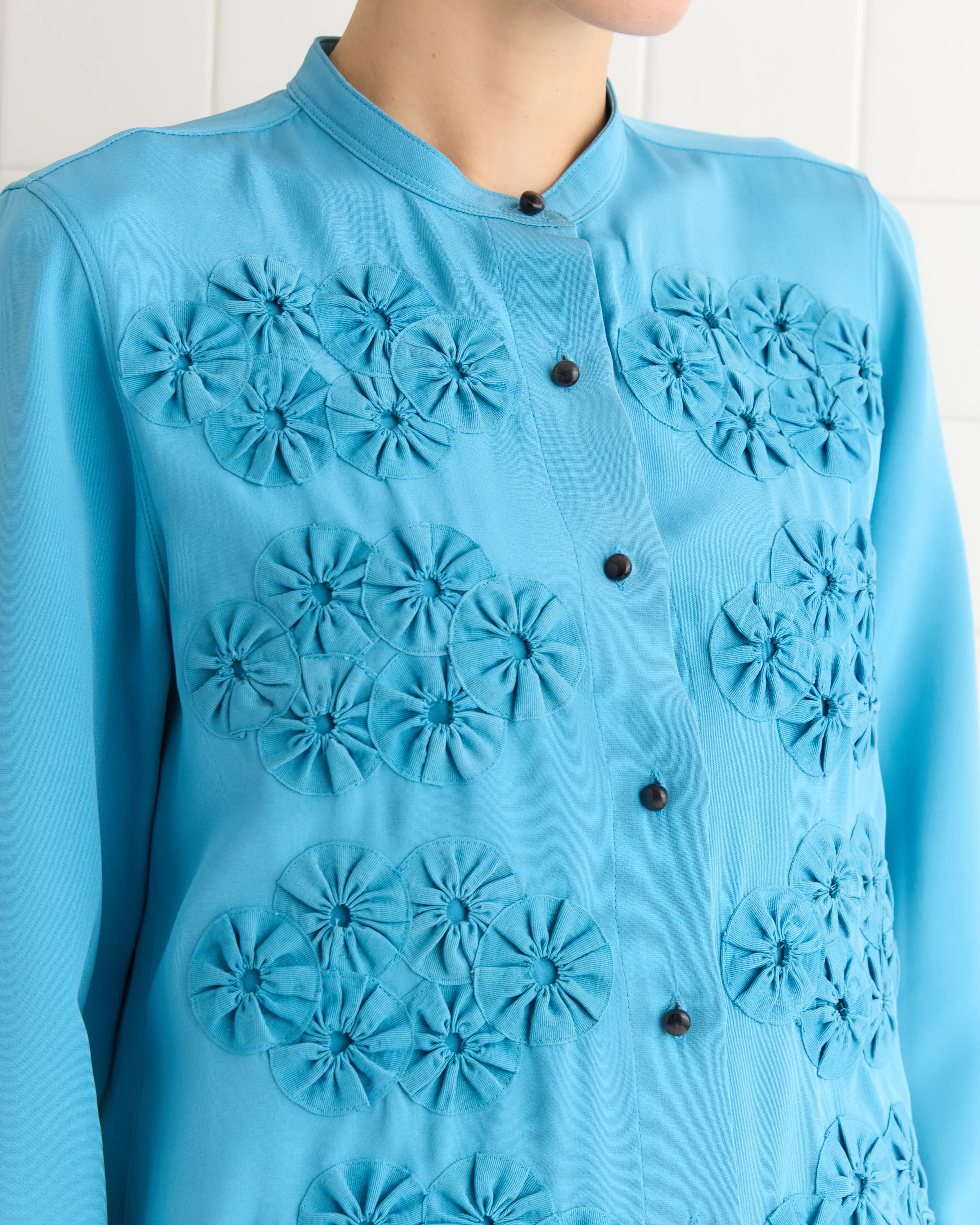 Ribbon Garland Silas Shirt - Blue - Image 2