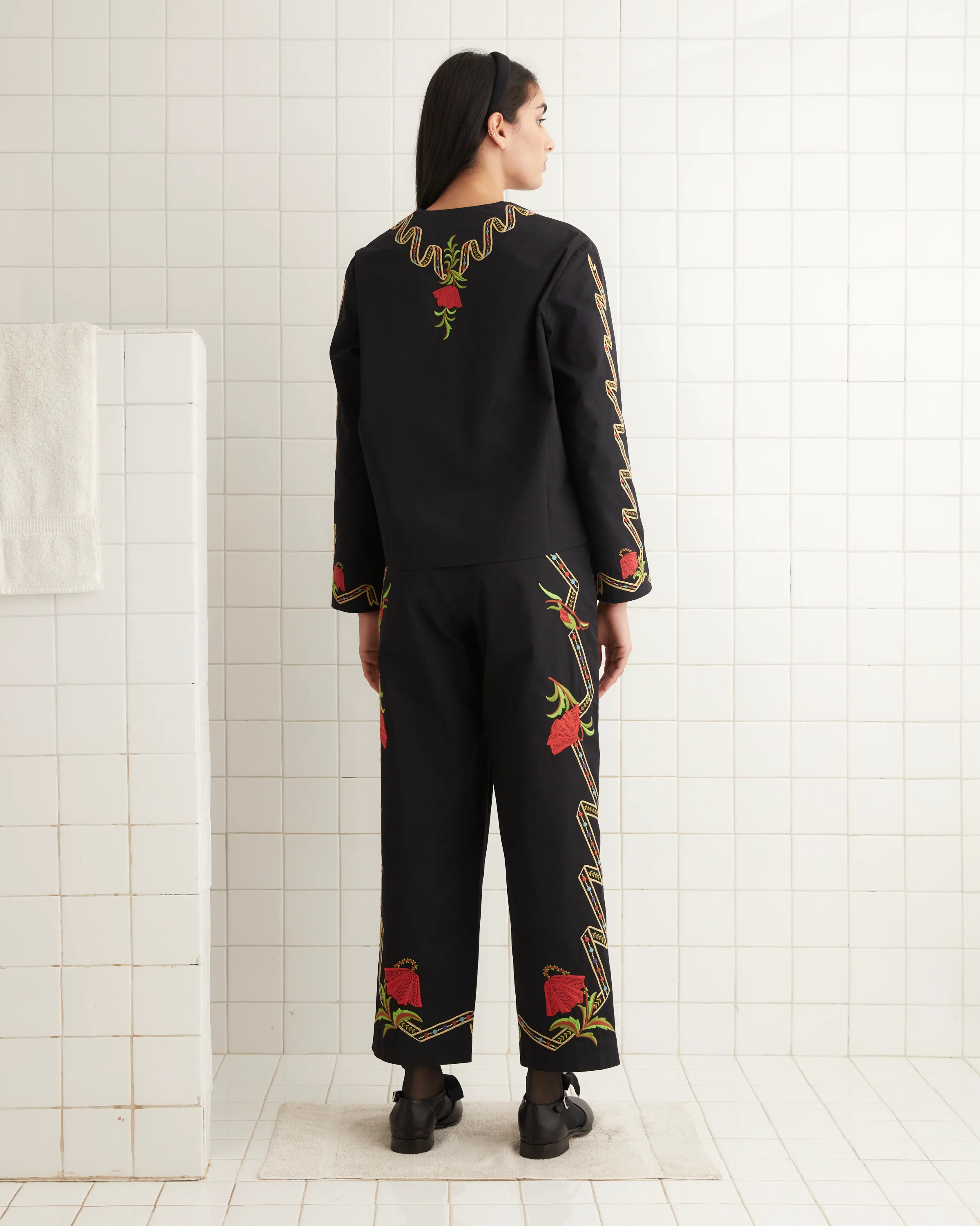 Ribboned Hollyhock Jacket - Image 3