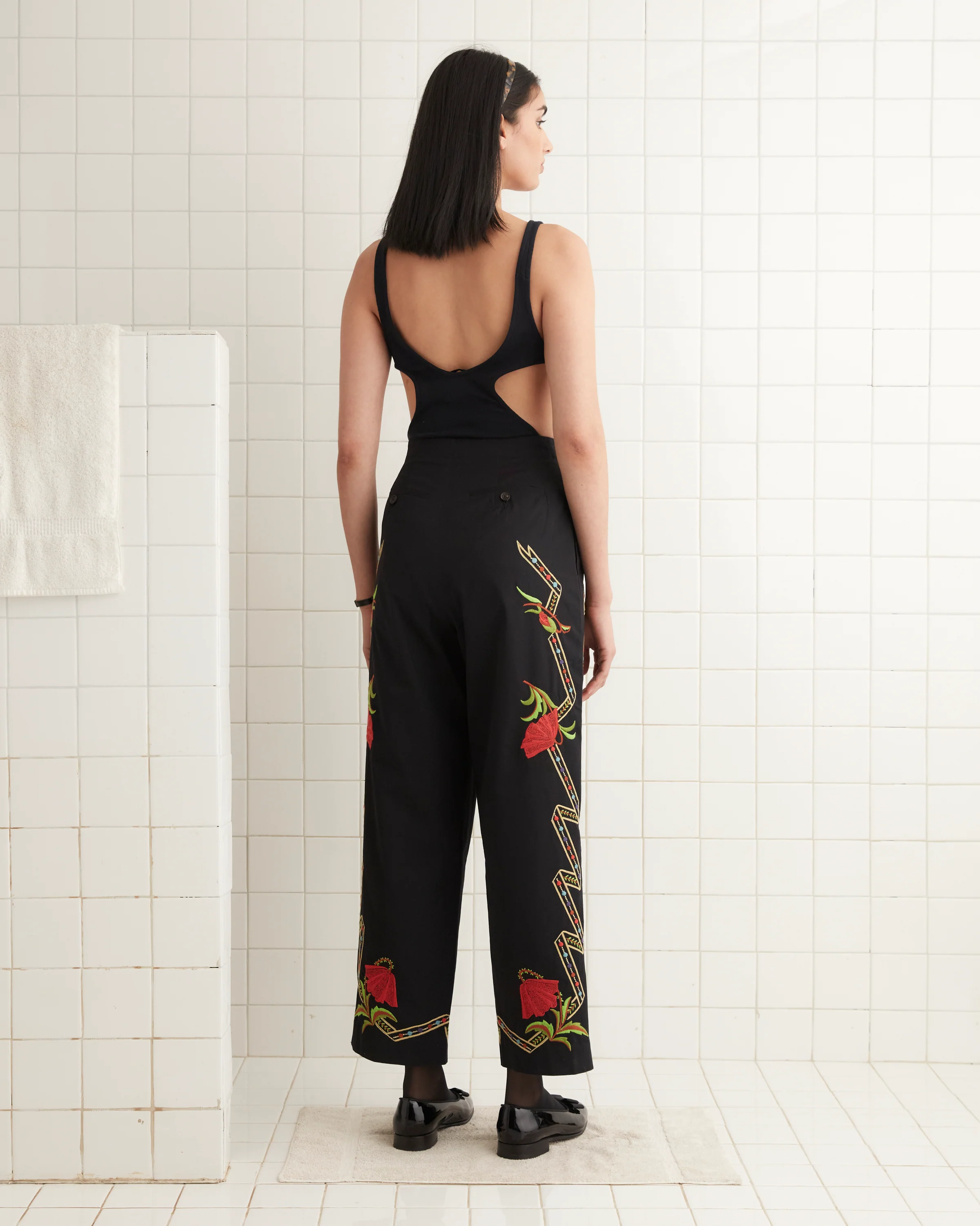 Ribboned Hollyhock Trousers - Image 3