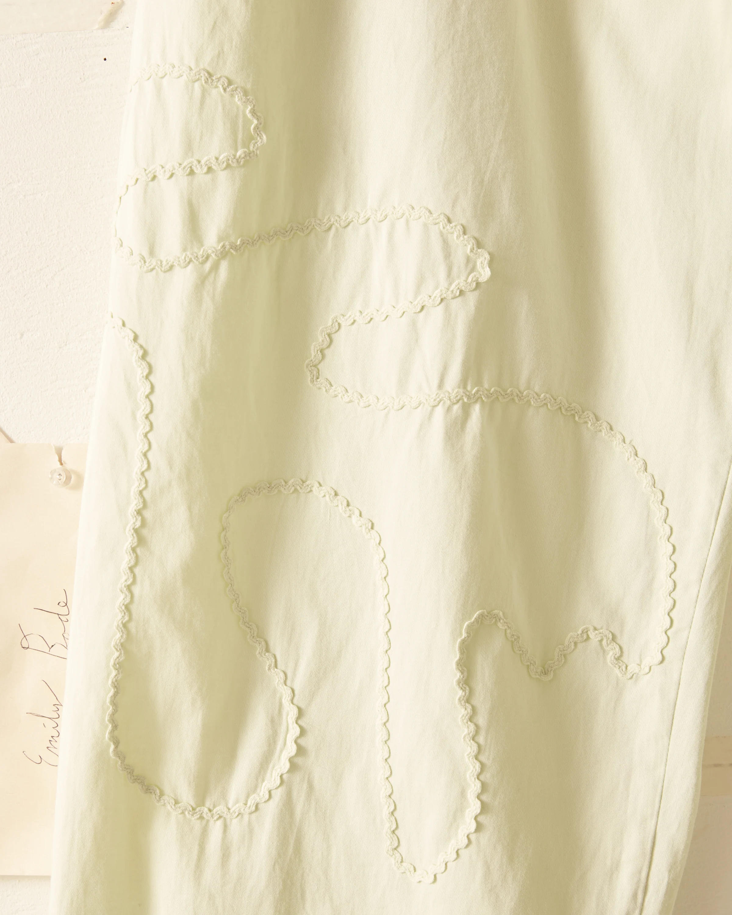Rickrack Pajama Pants - Green - Image 2