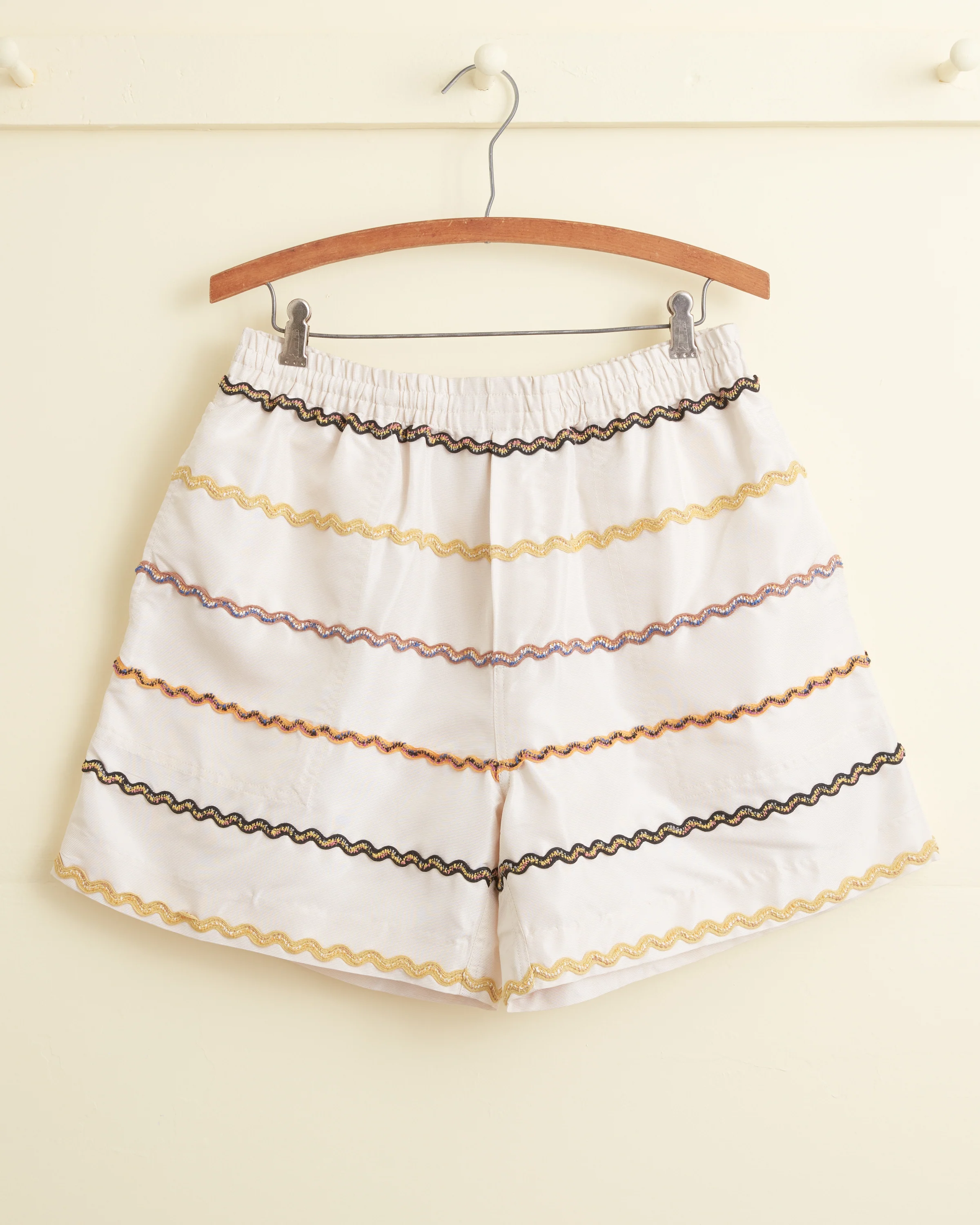 Rickrack Stripe Rugby Shorts