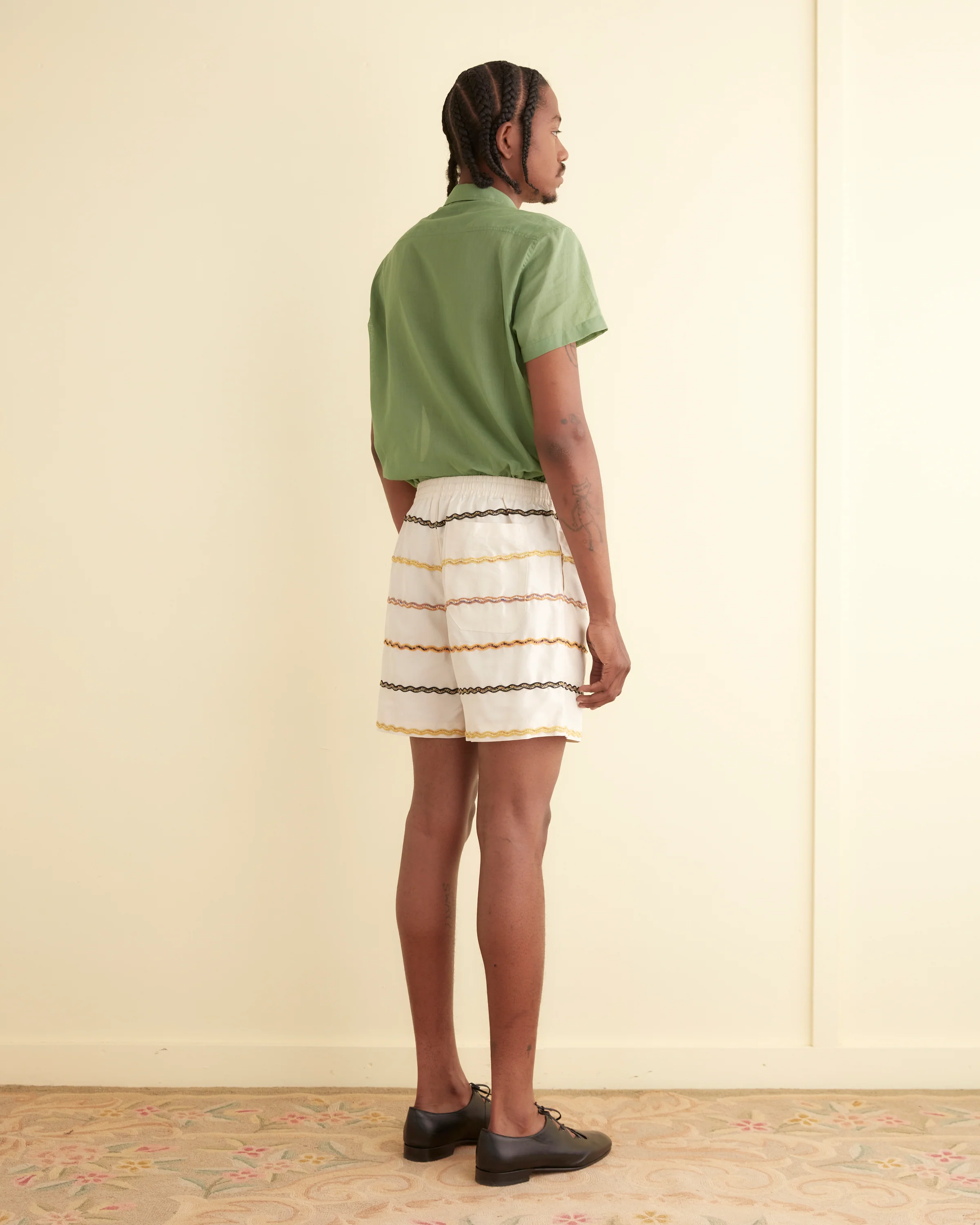 Rickrack Stripe Rugby Shorts - Image 4