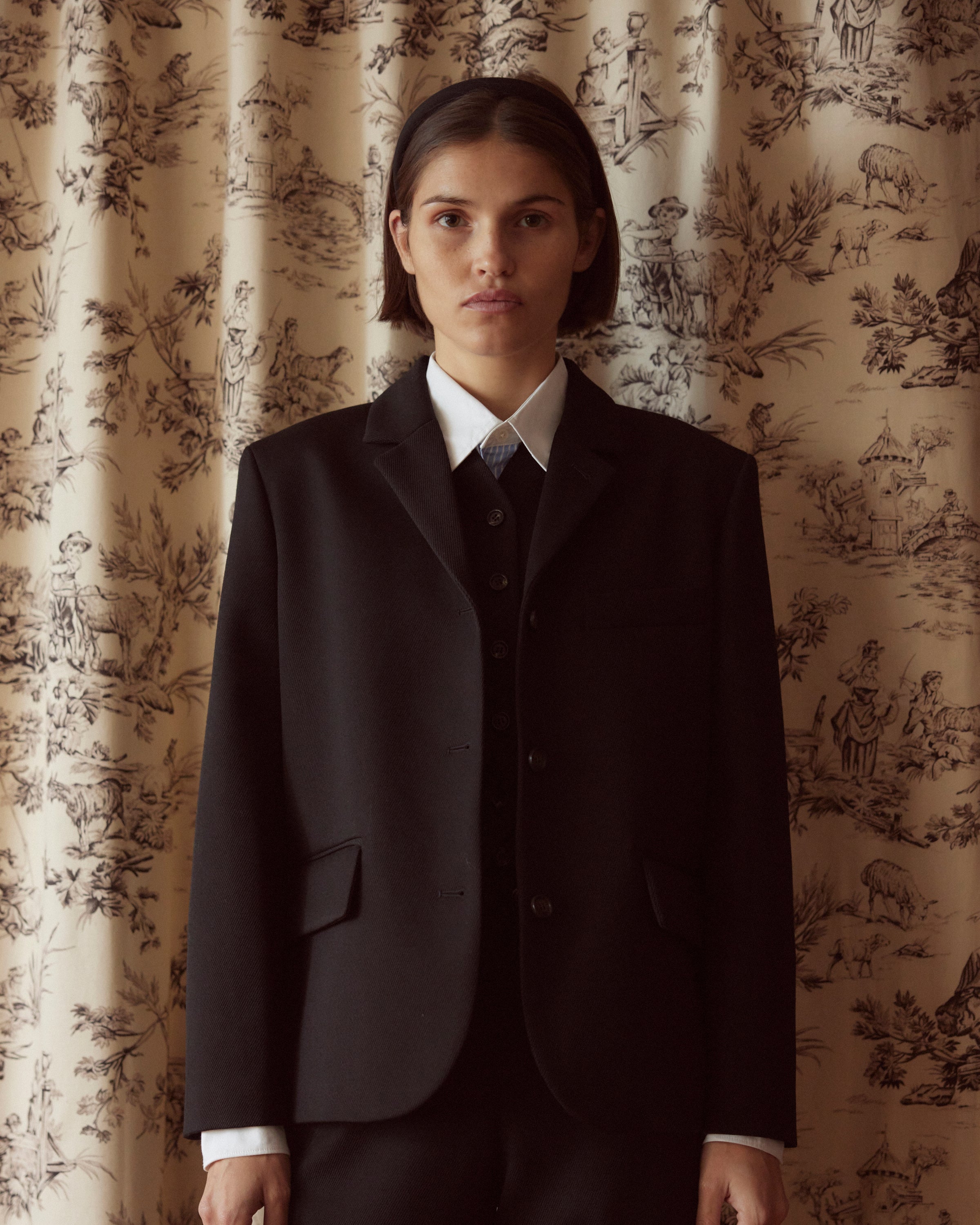 Riding Twill Lillian Jacket - Black - Image 4