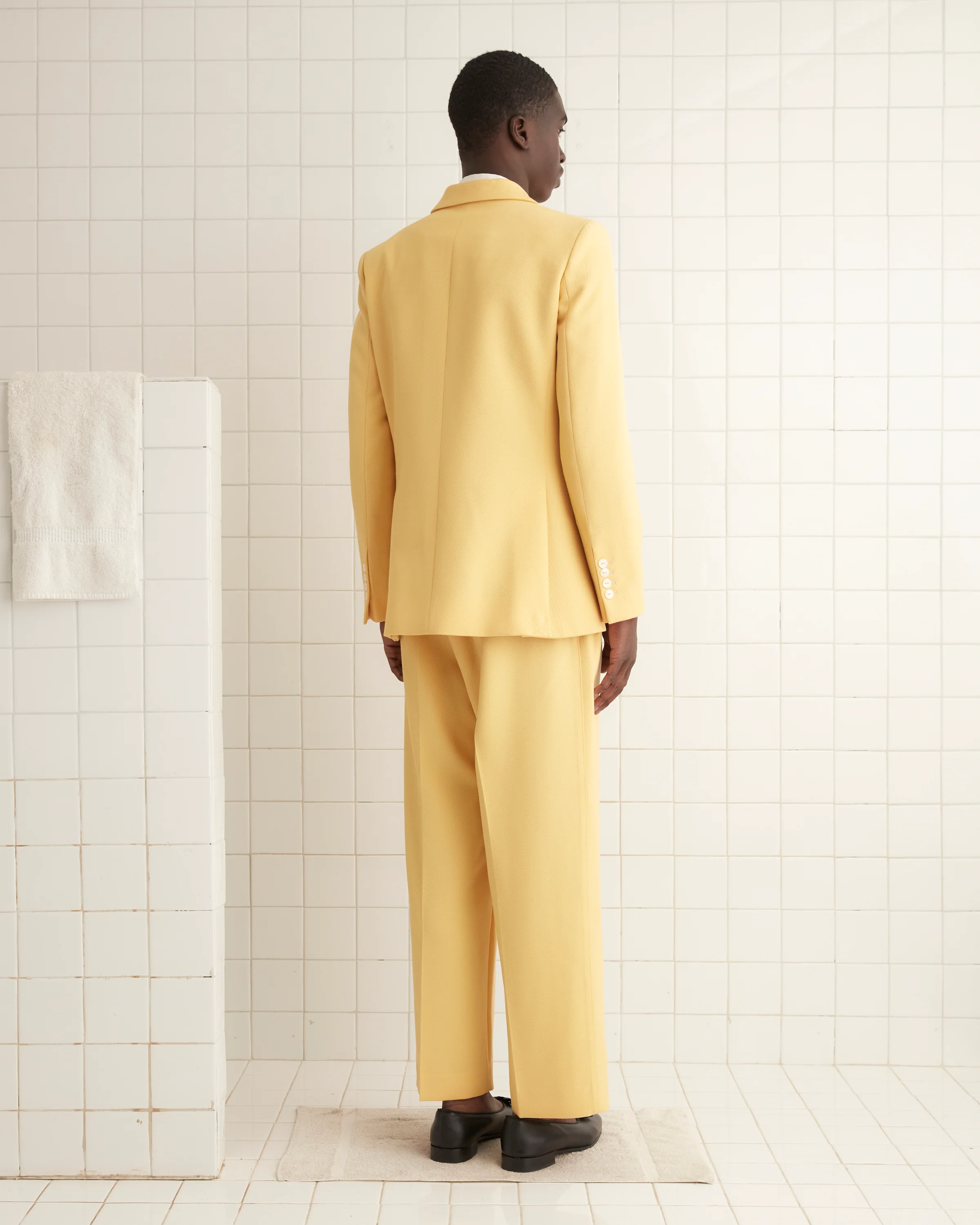 Riding Twill Suit Jacket - Yellow - Image 3