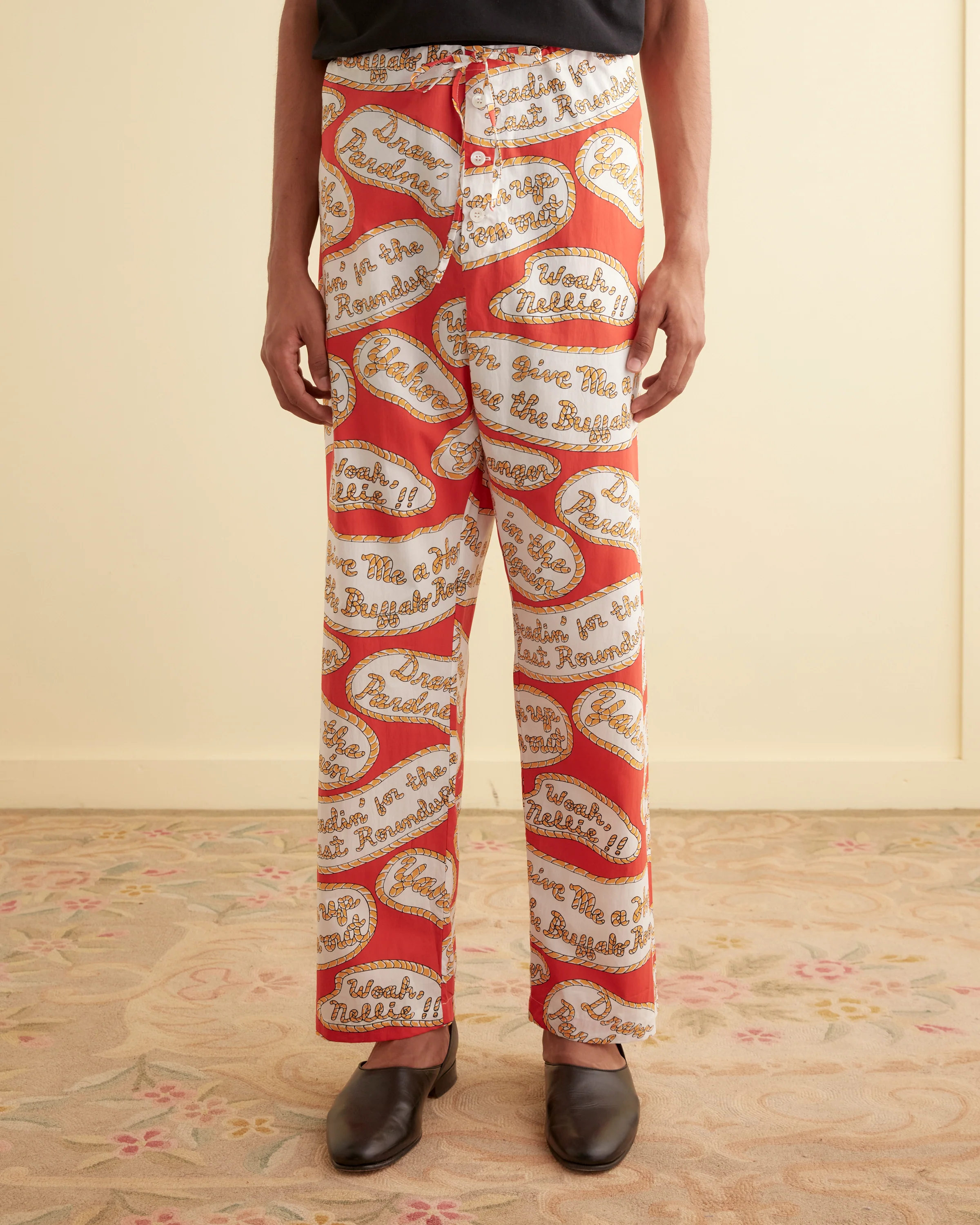 Rodeo Slogans Pajama Pants - Image 2