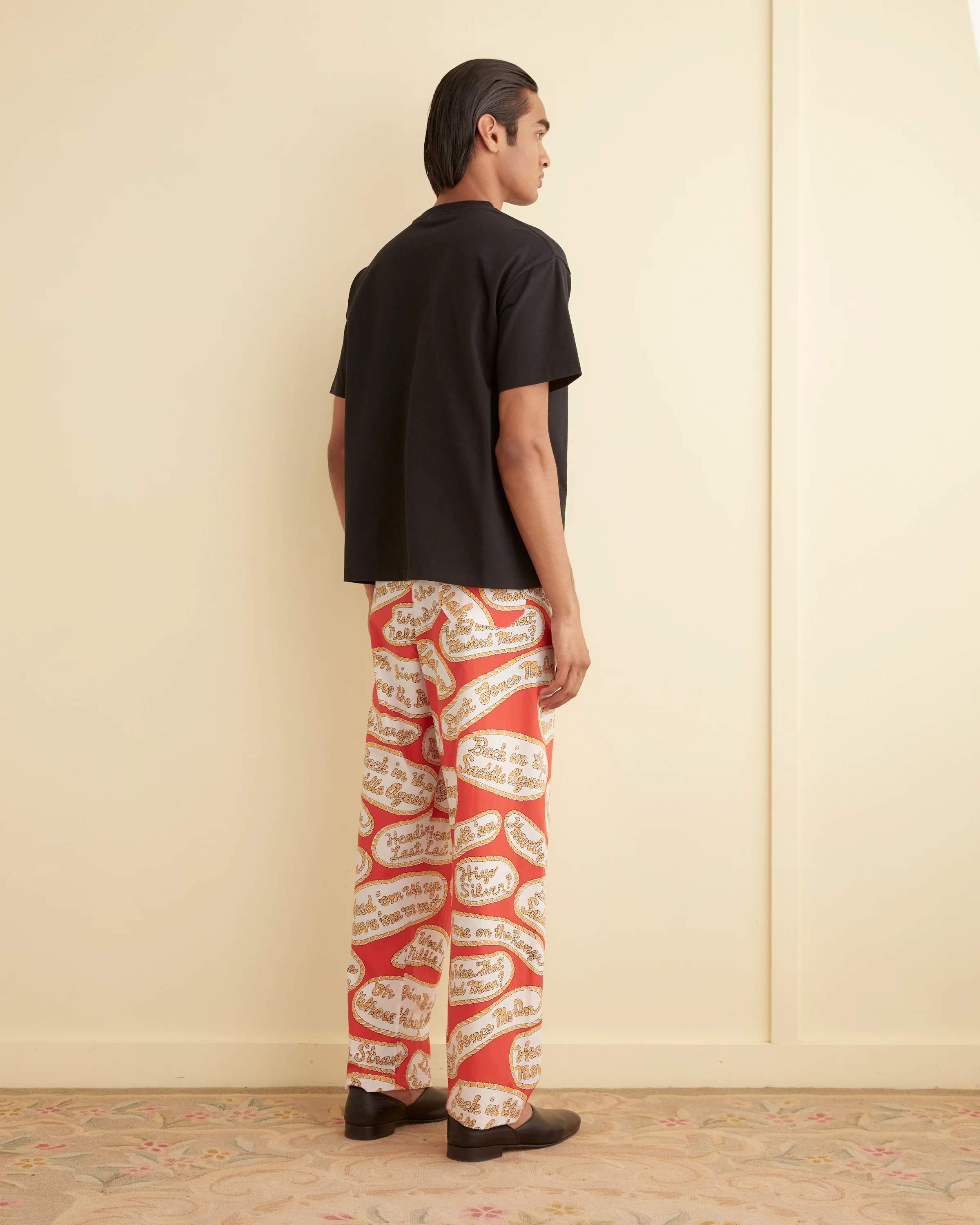 Rodeo Slogans Pajama Pants - Image 3