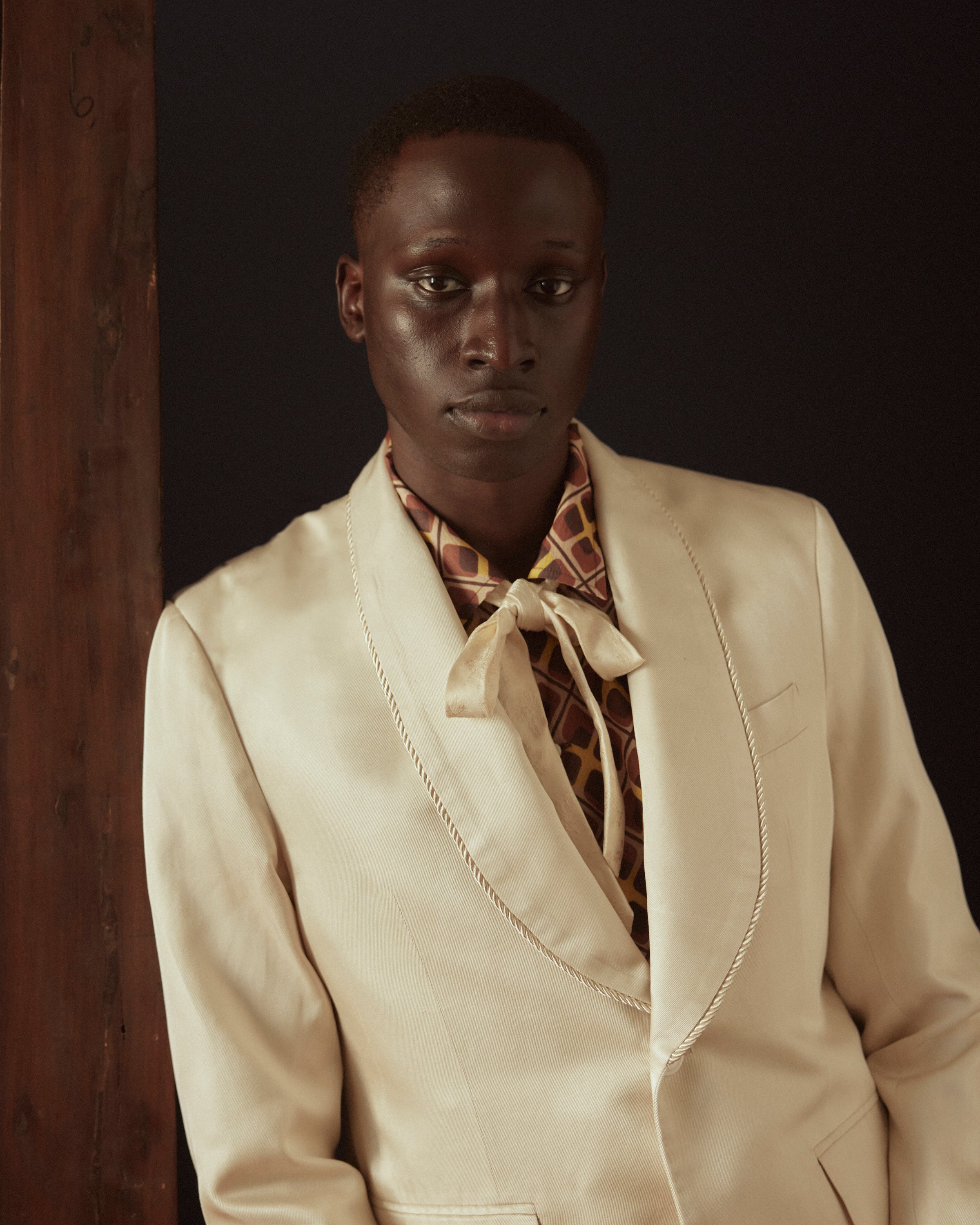 Roping Shawl Collar Tuxedo Jacket - Image 4
