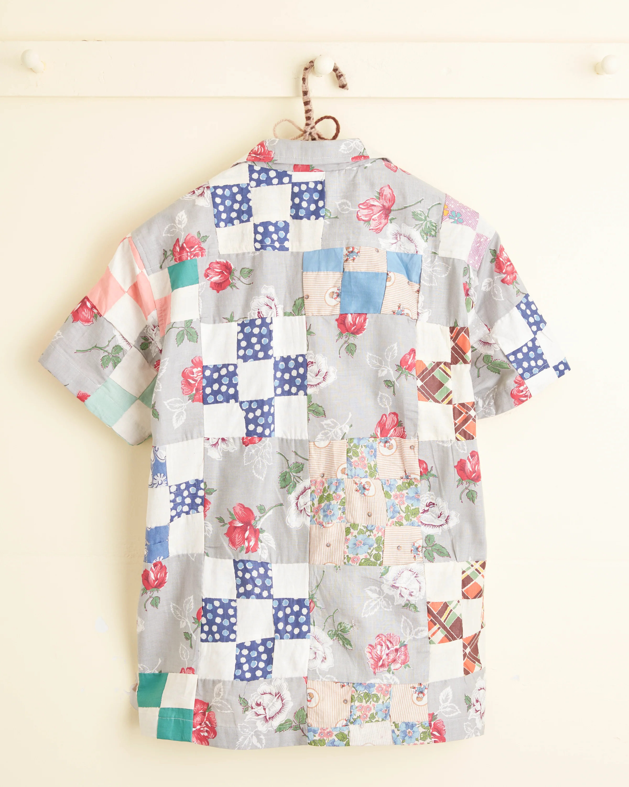 Rose Checkerboard Short Sleeve Shirt - Image 3