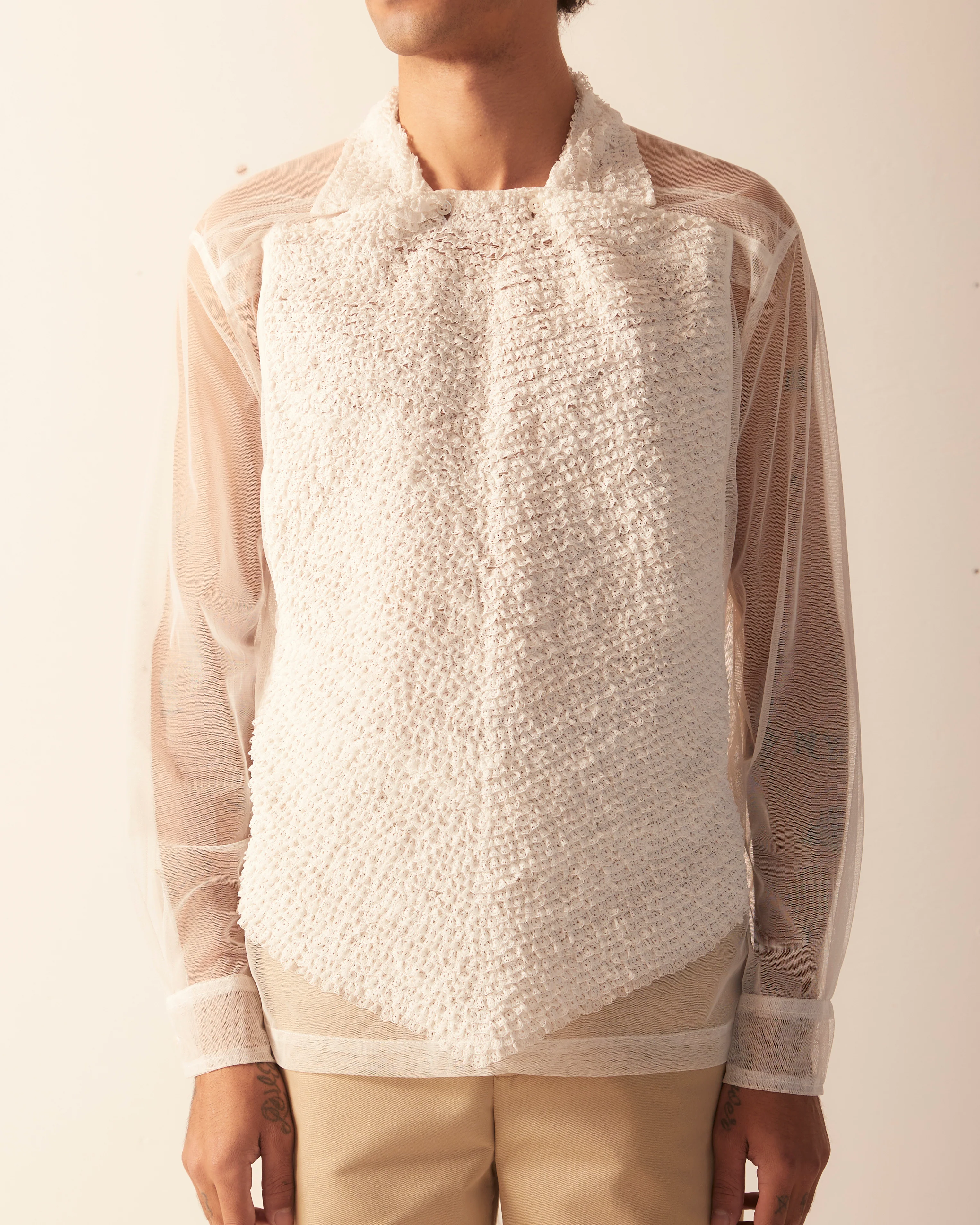 Ruffle Lace Shirt - Image 3
