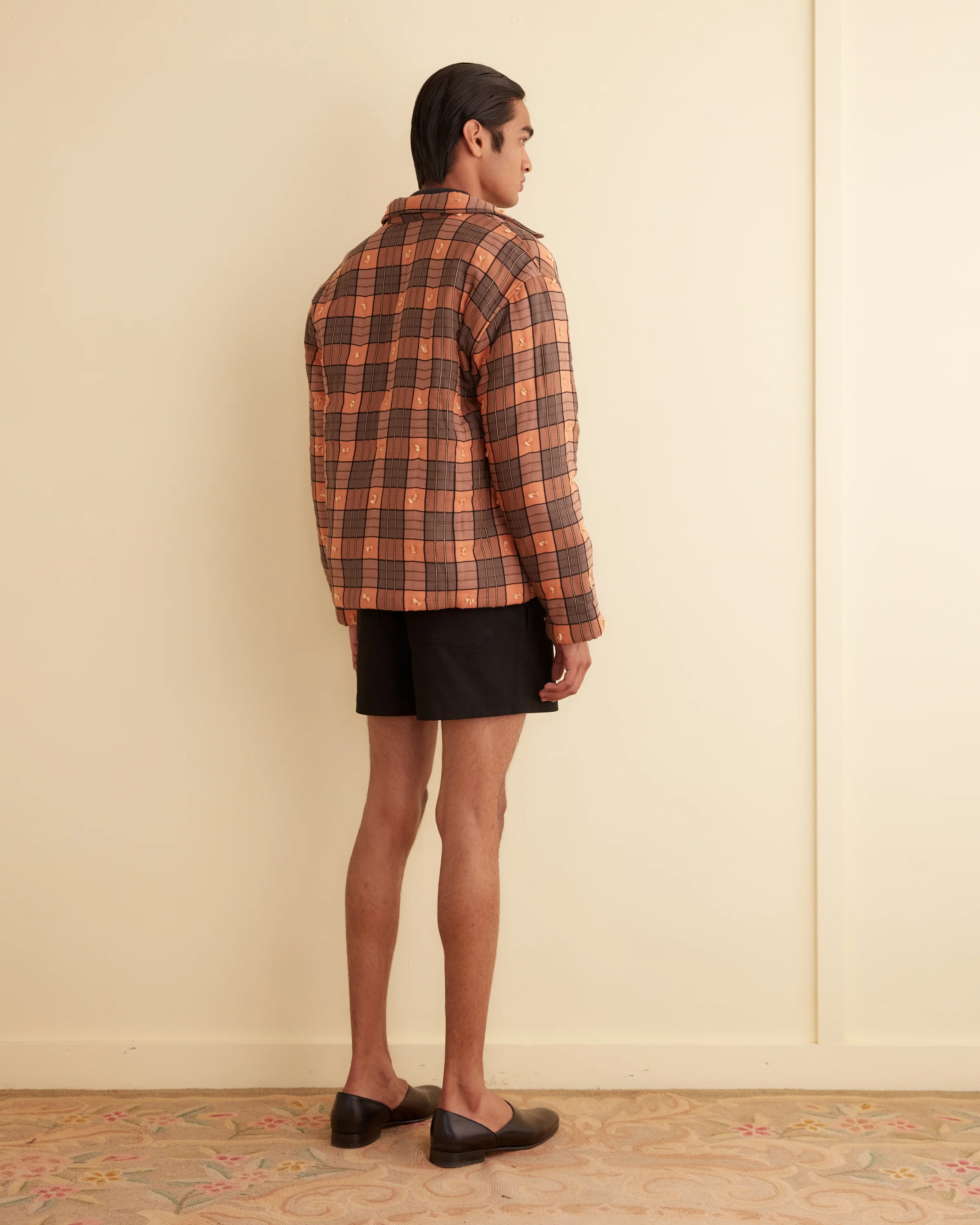 Russet Plaid Quilt Jacket - Image 3