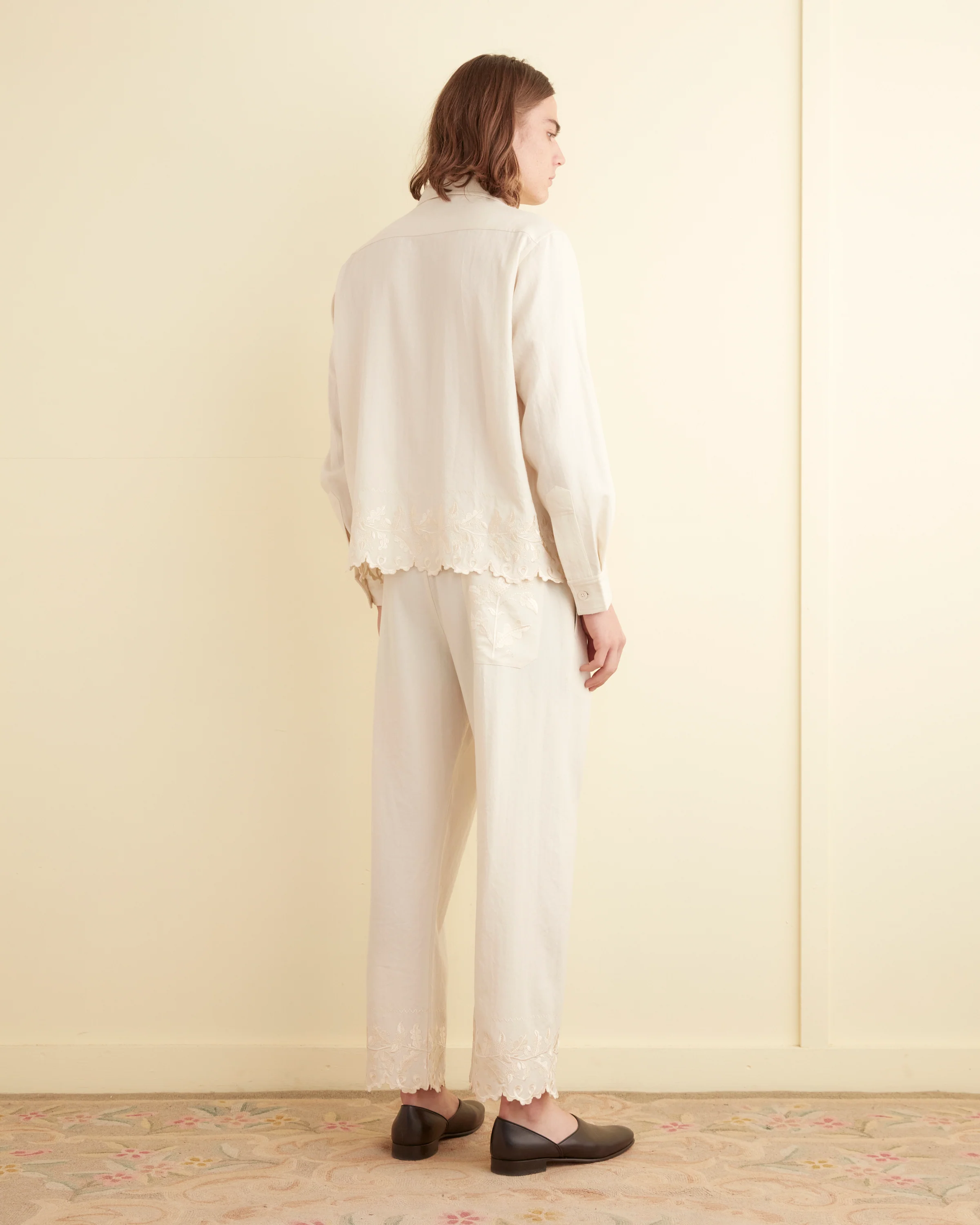 Scalloped Acorn Pajama Pants - Image 4