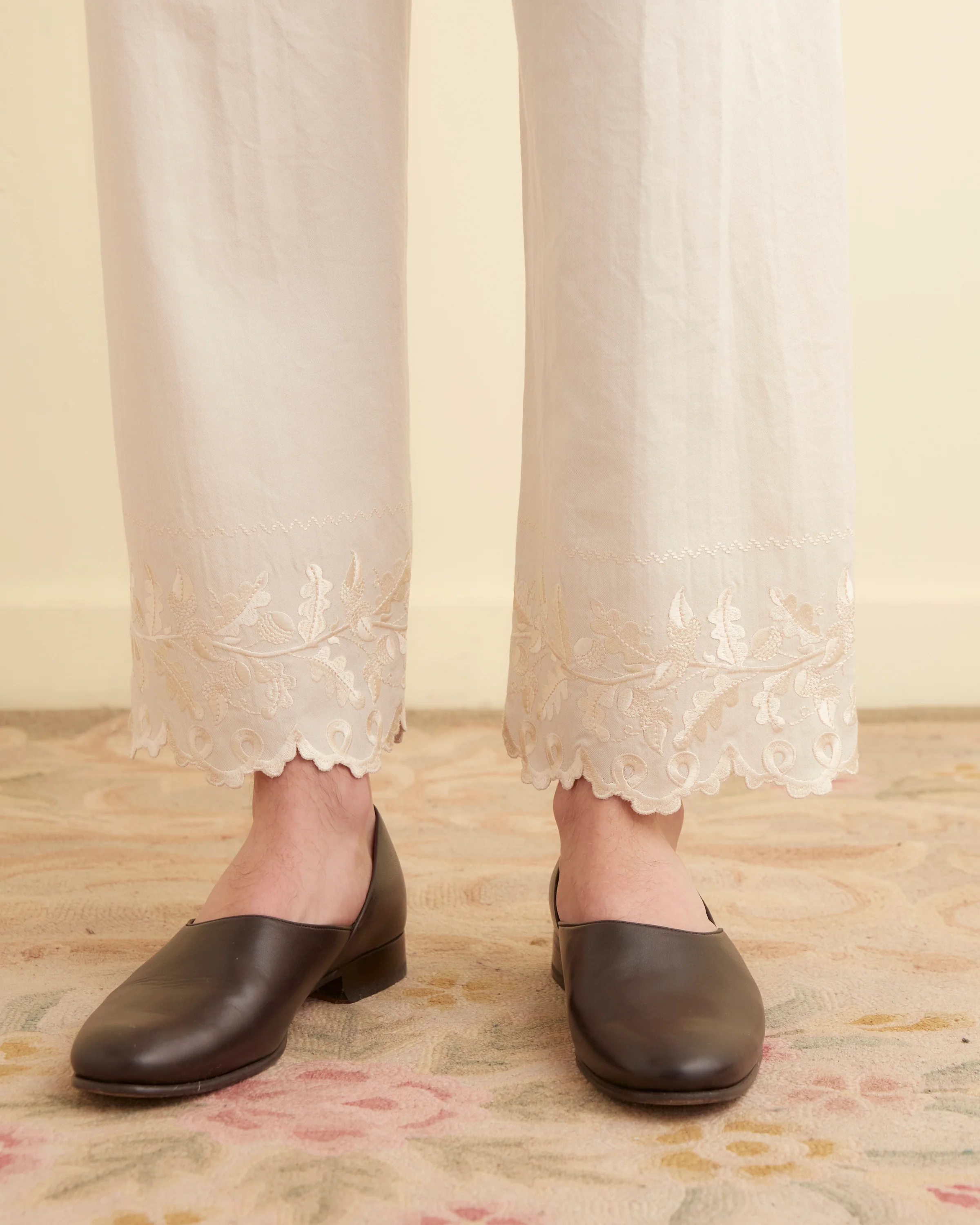 Scalloped Acorn Pajama Pants - Image 5