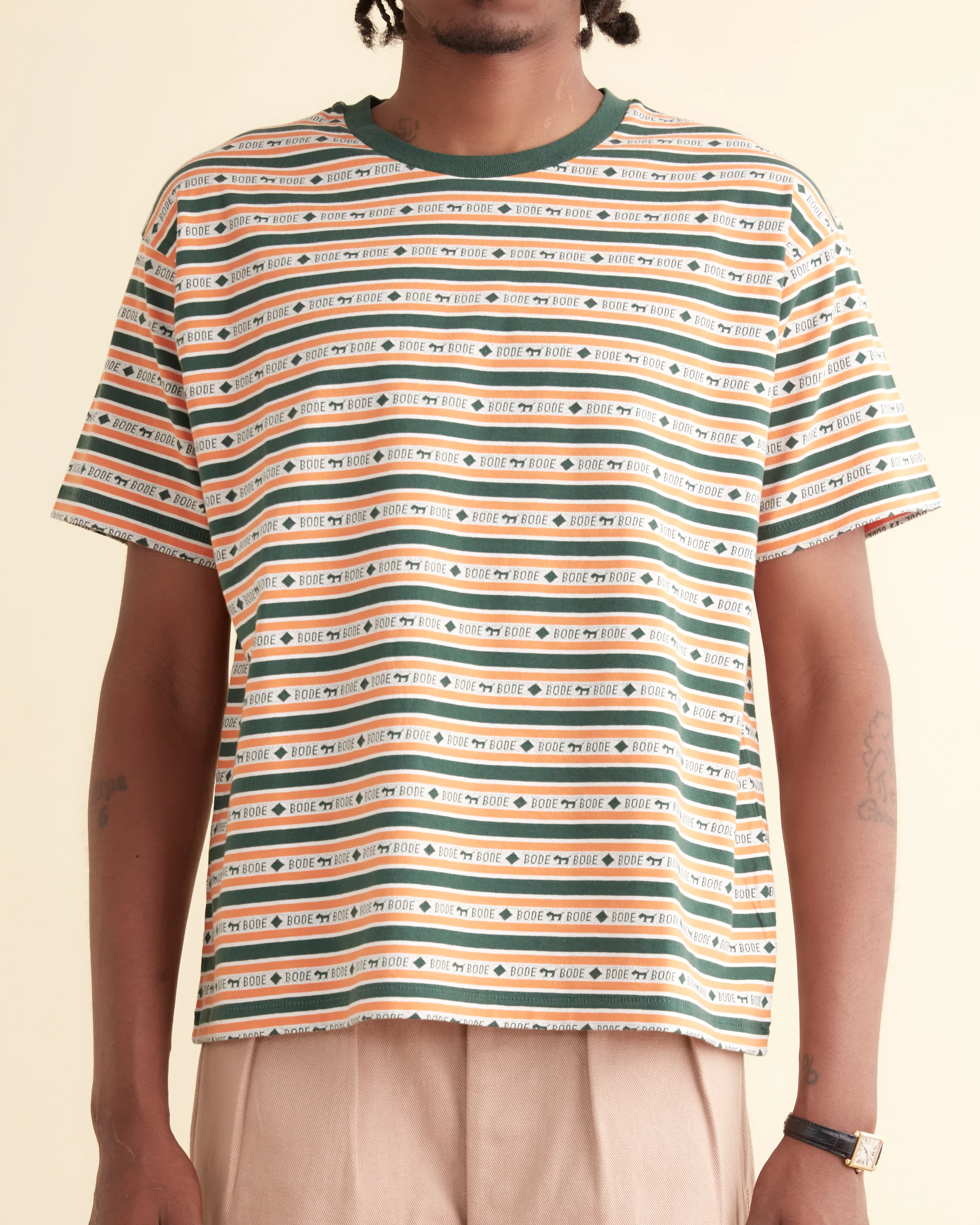 Scottie Jacquard Boxy Tee - Image 2