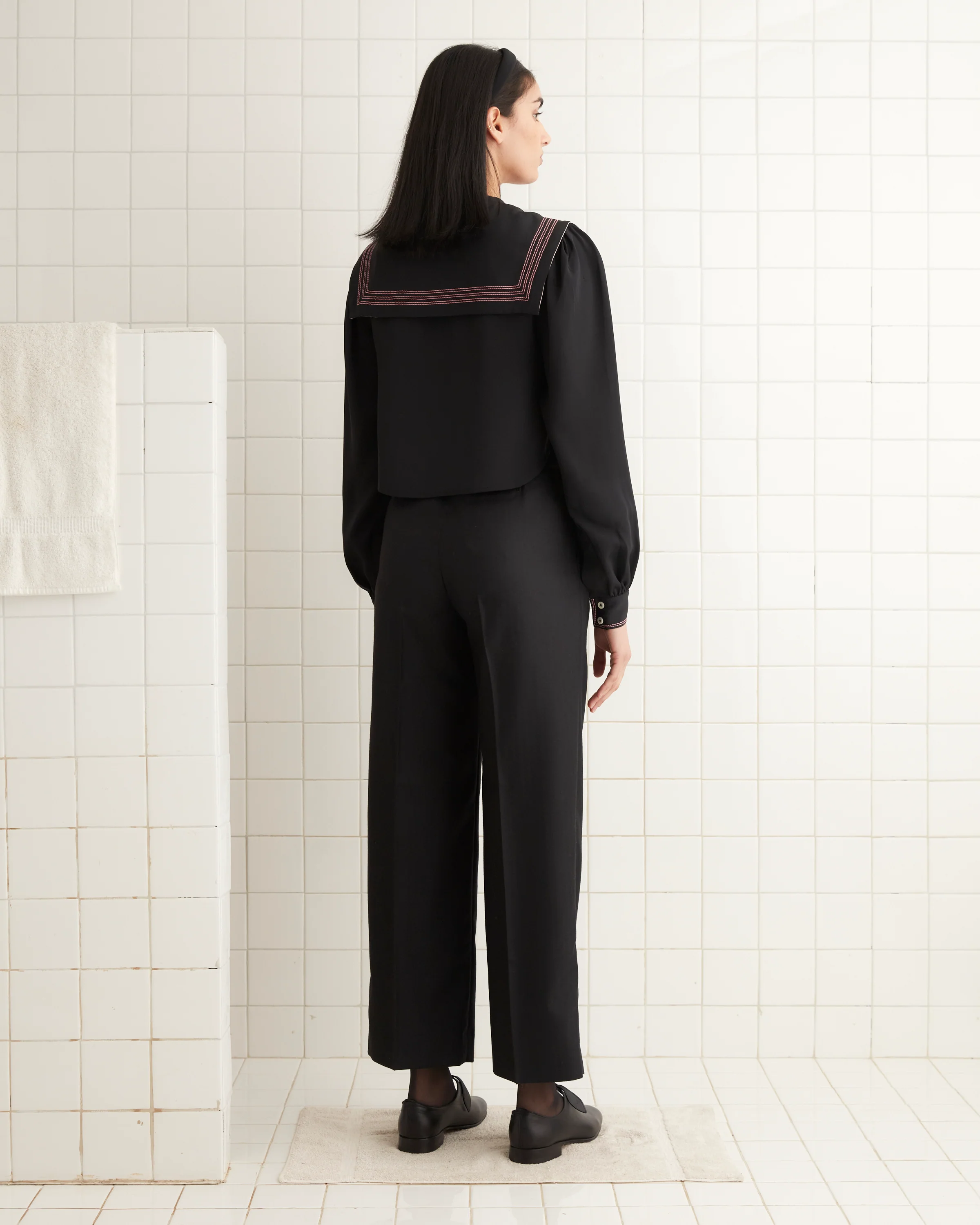 Seafarer Shirt - Black - Image 3