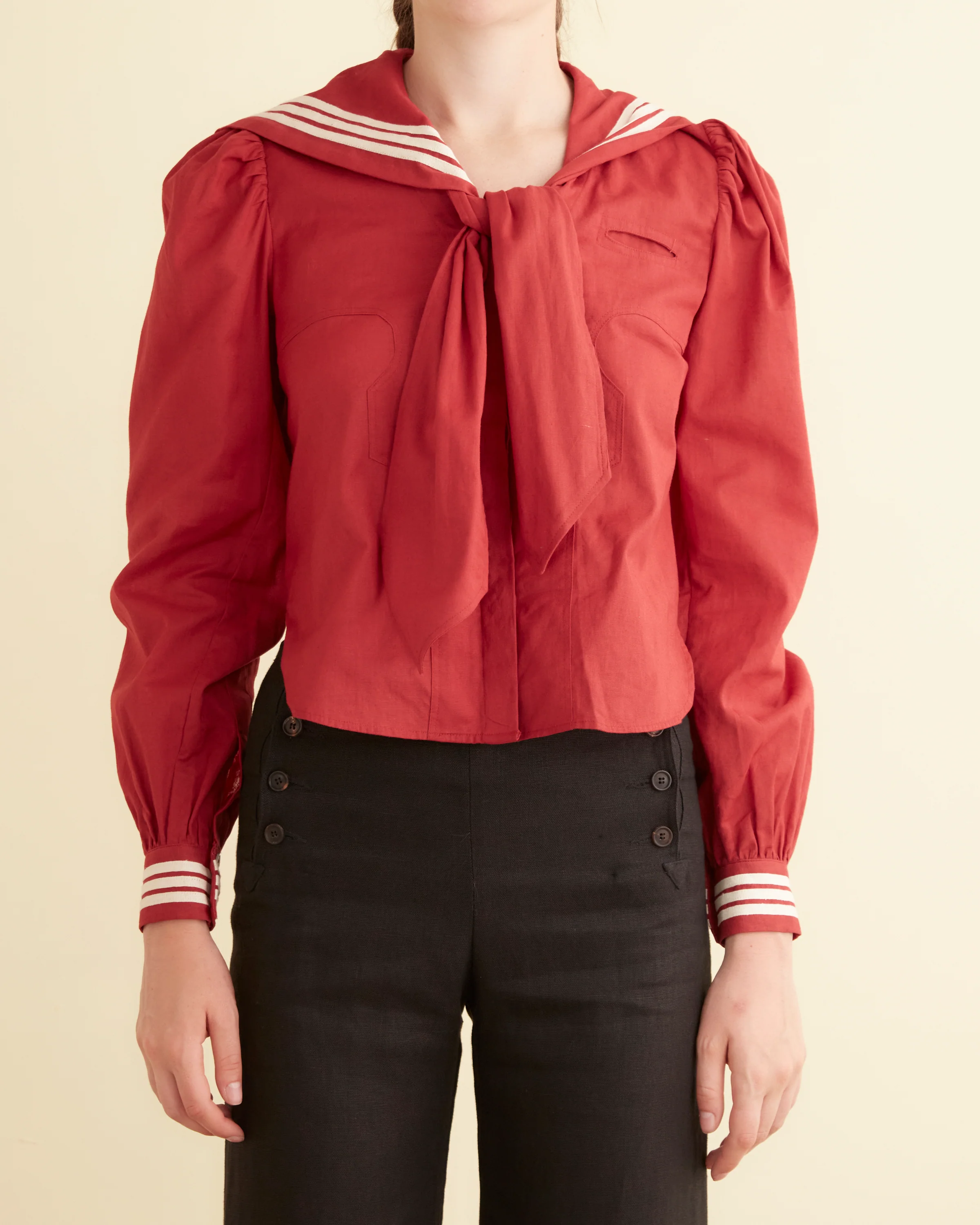 Seafarer Shirt - Red - Image 3