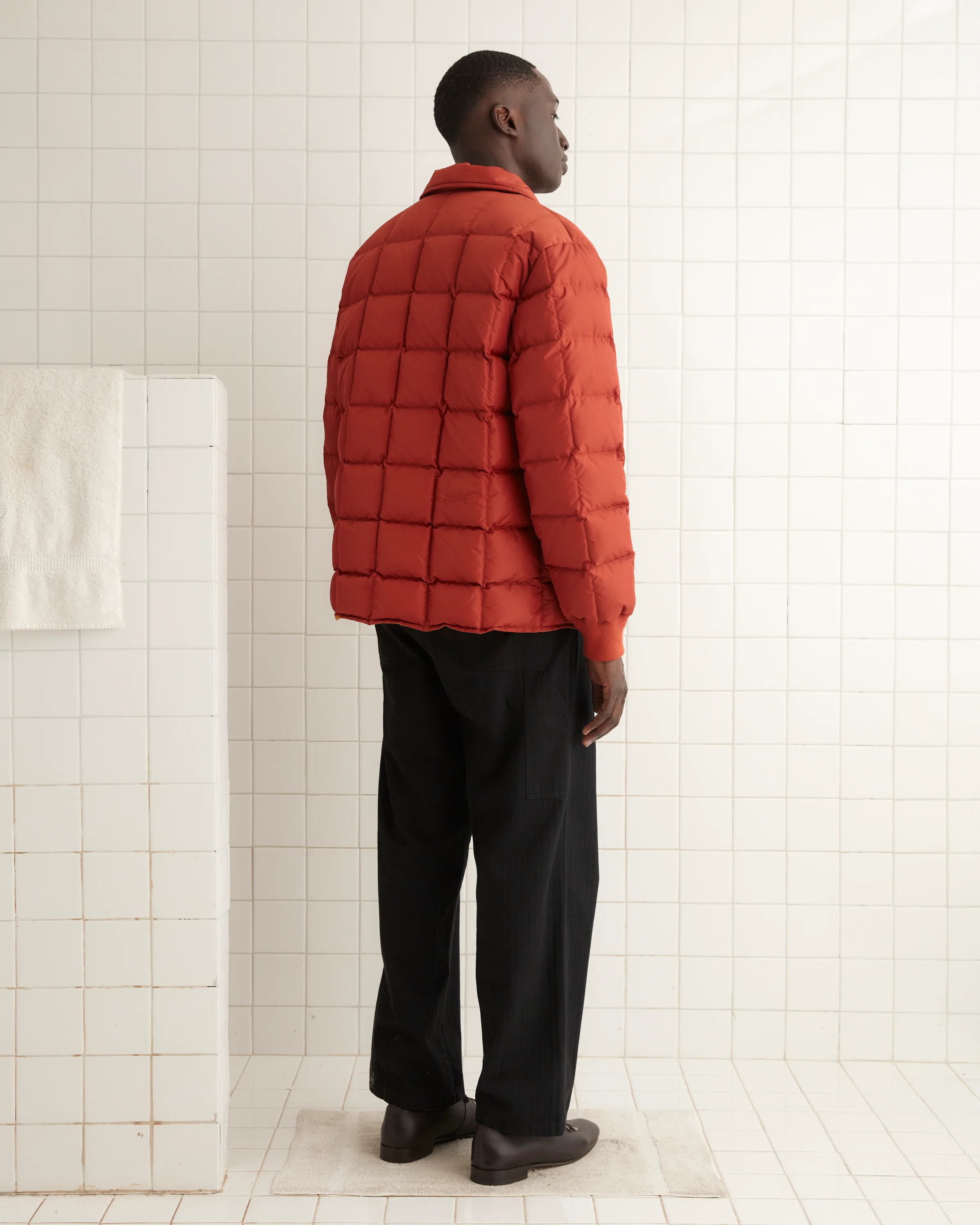 Seattle Puffer Jacket - Brick - Image 3