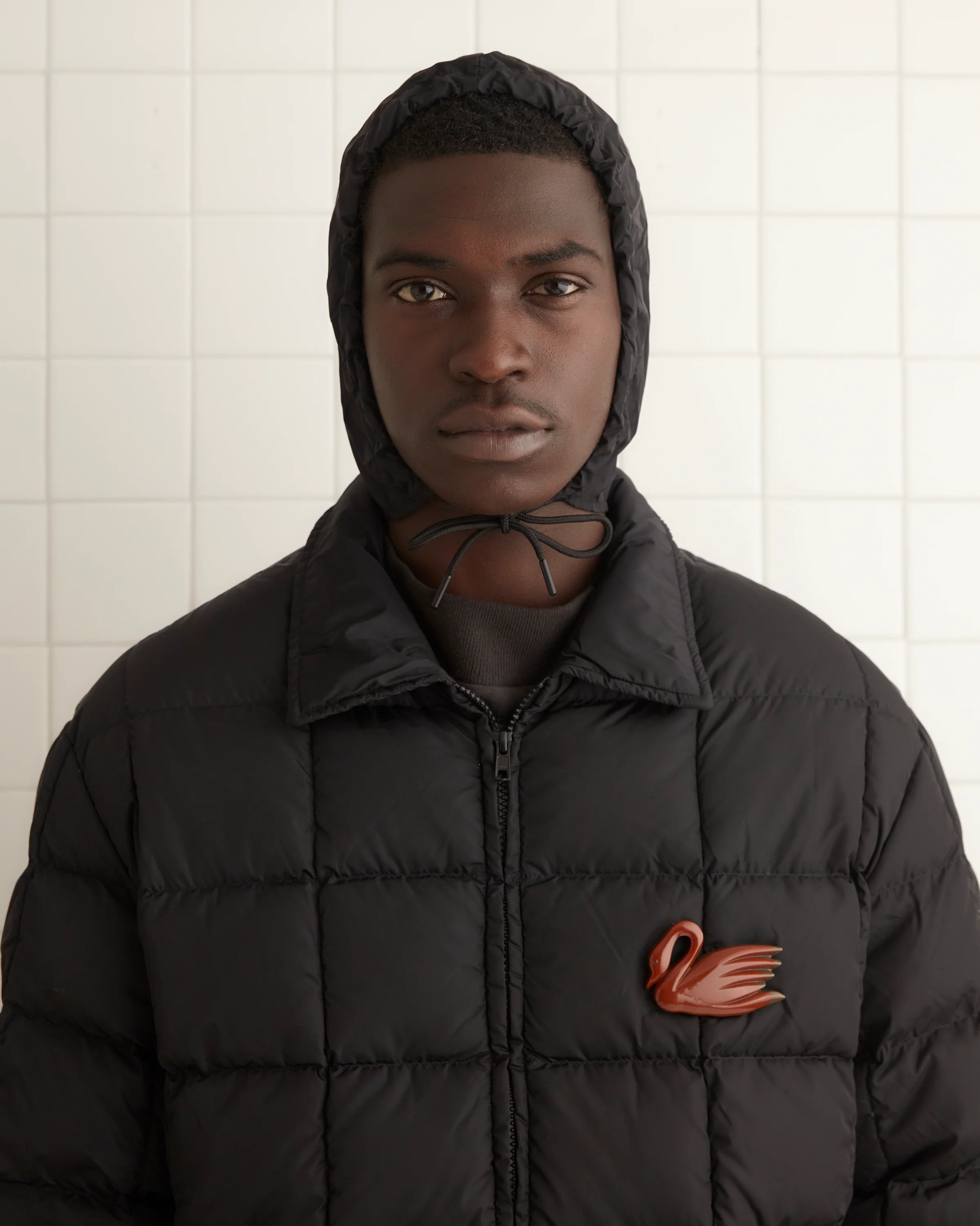 Seattle Puffer Jacket - Black - Image 3