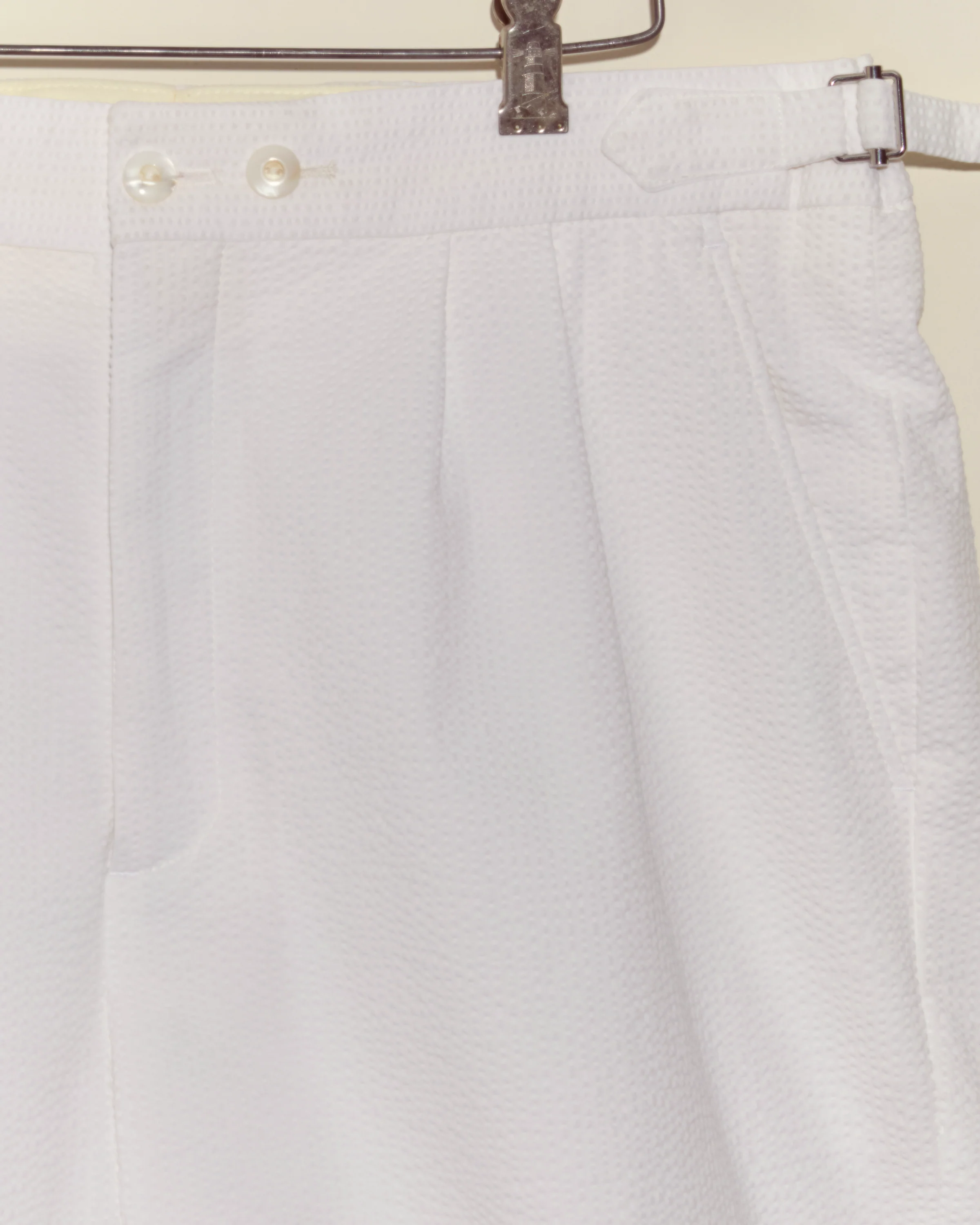 Seersucker Double-Button Shorts - Image 2