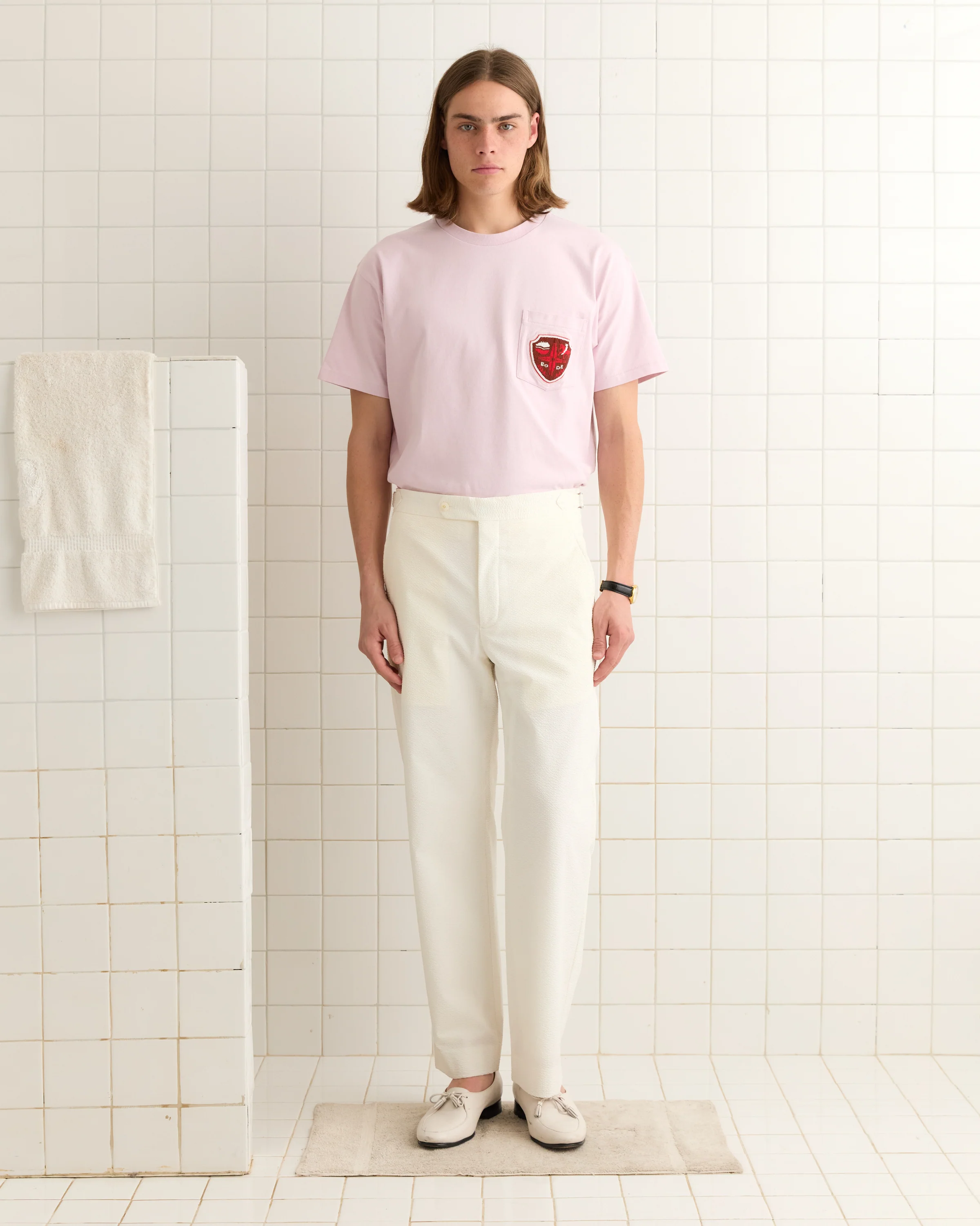 Seersucker Suiting Trousers