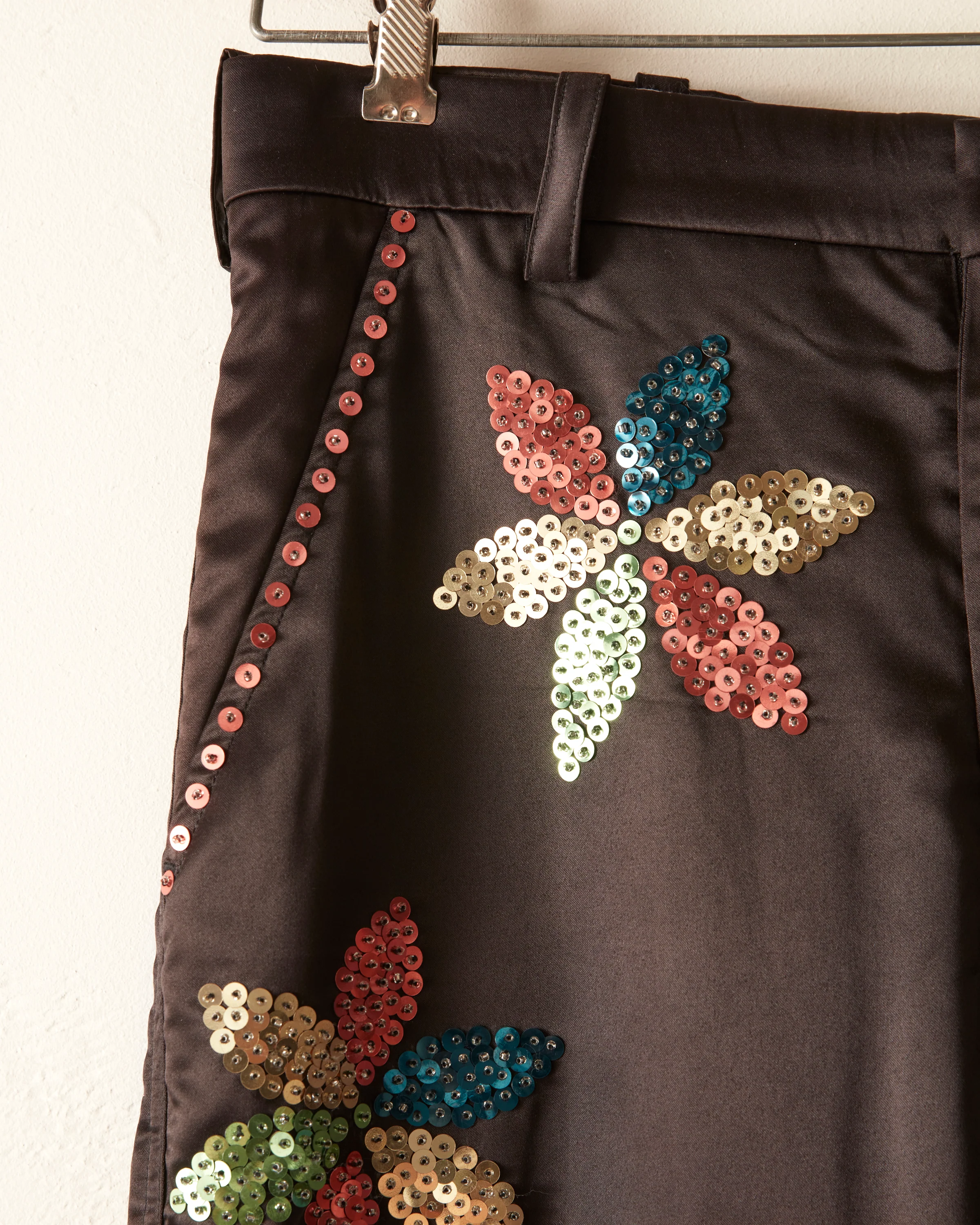 Sequined Pinwheel Trousers - Image 4