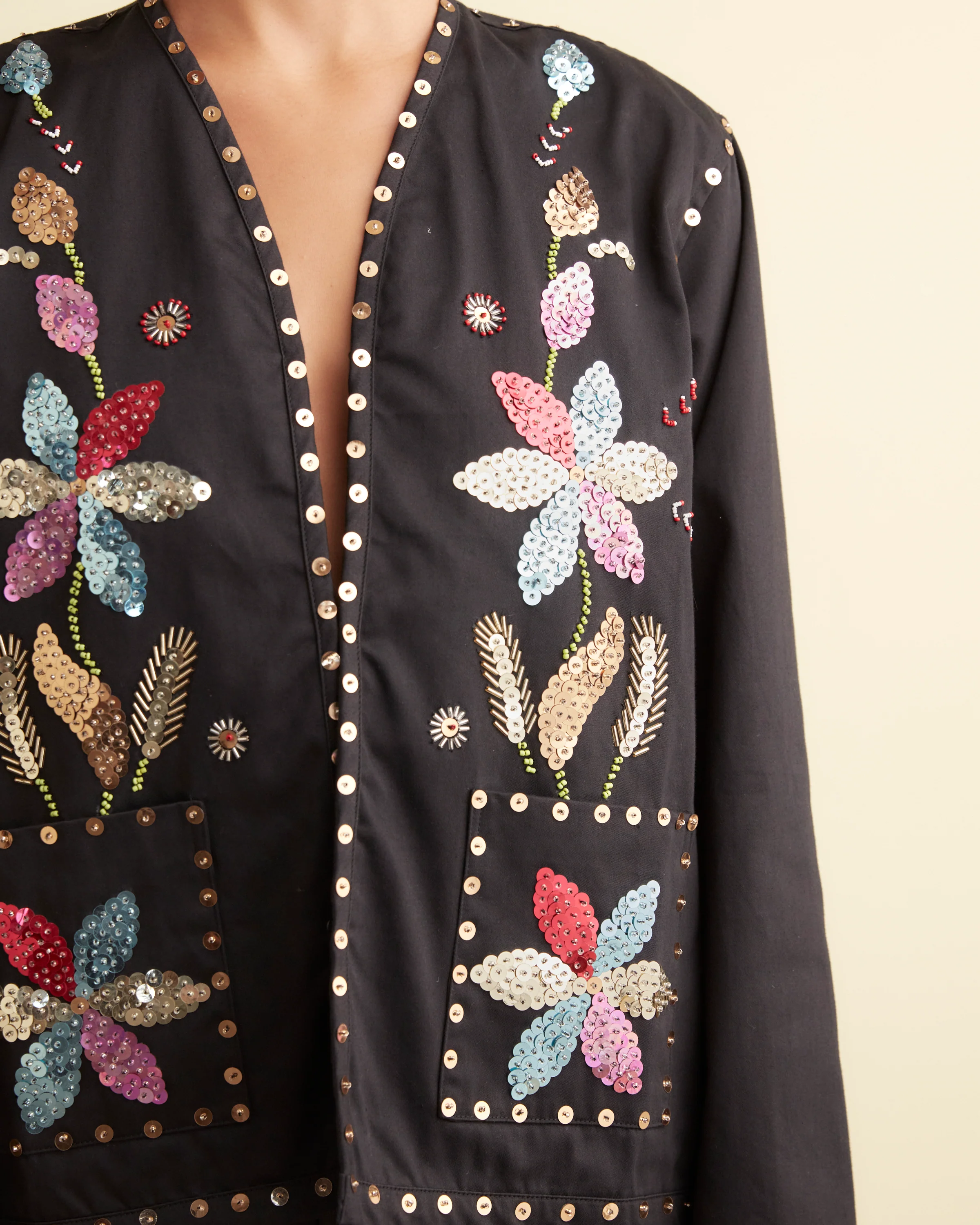 Sequined Pinwheel Jacket - Image 2