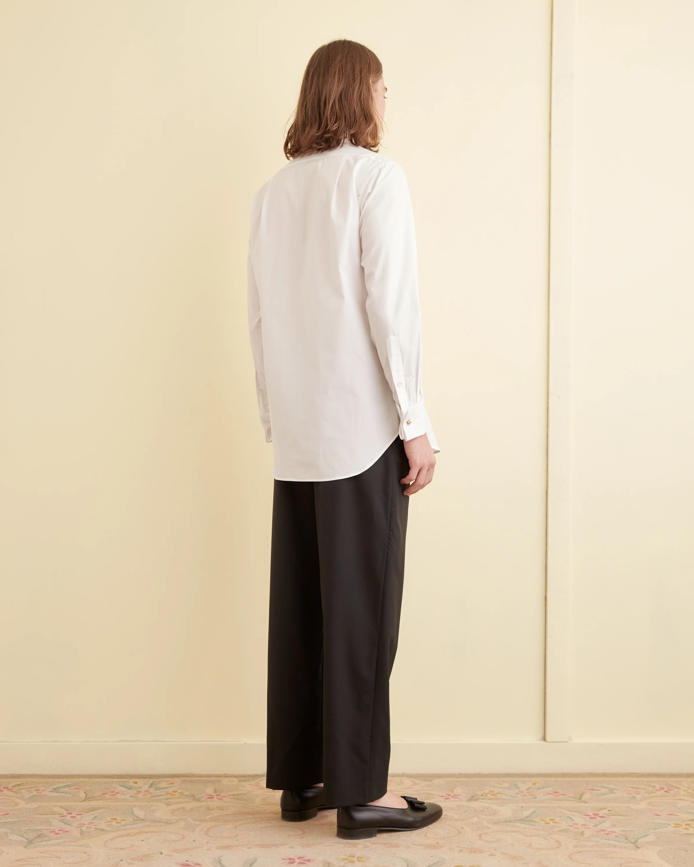 Sequined Silhouette Tuxedo Shirt - Image 3